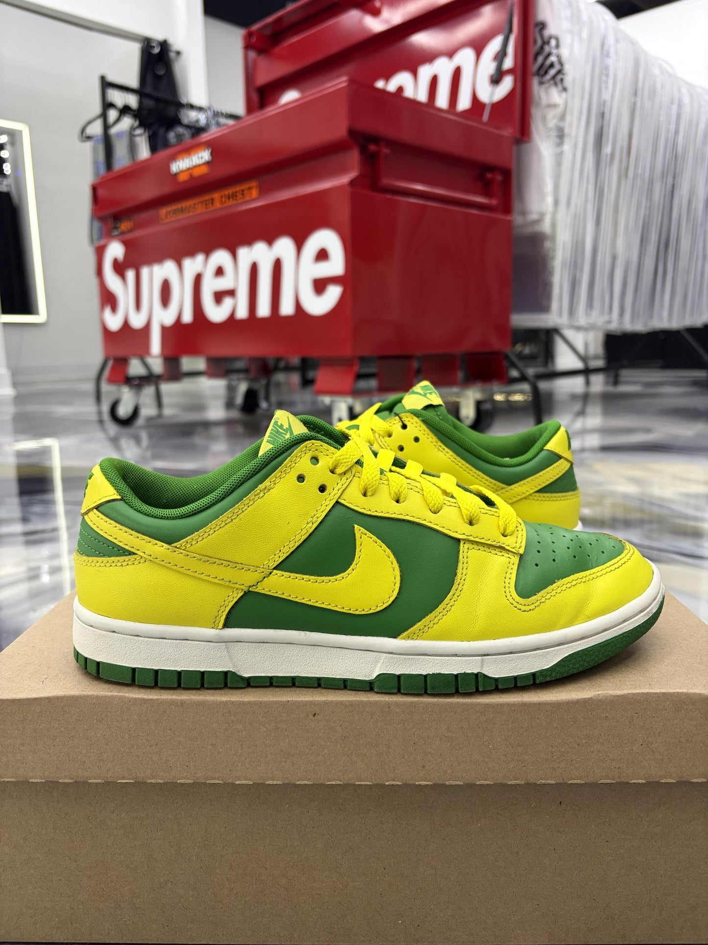 Nike Dunk Low "Reverse Brazil" Used Size 8