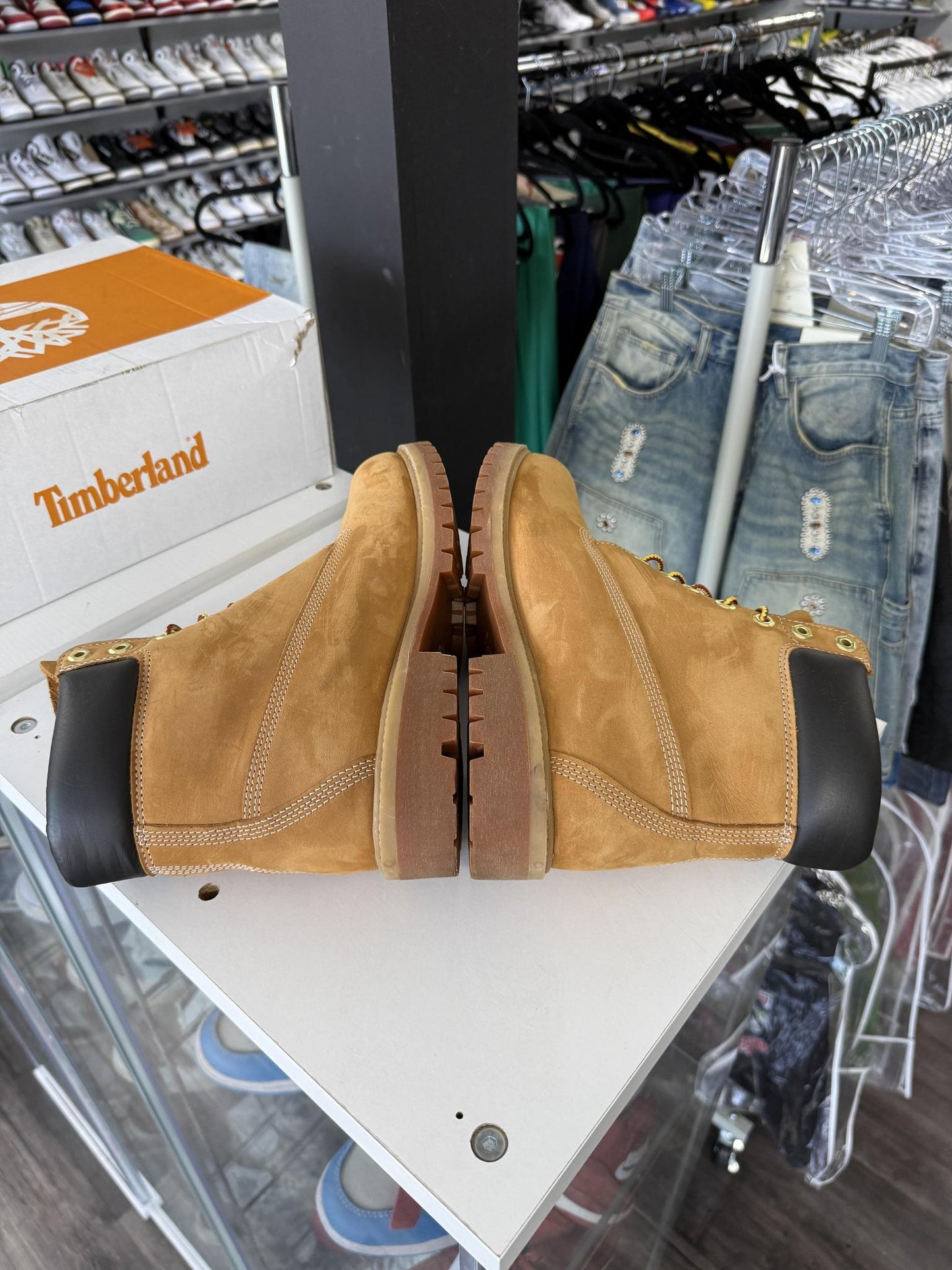 Timberland Premium "Wheat" Boot Used Size 11
