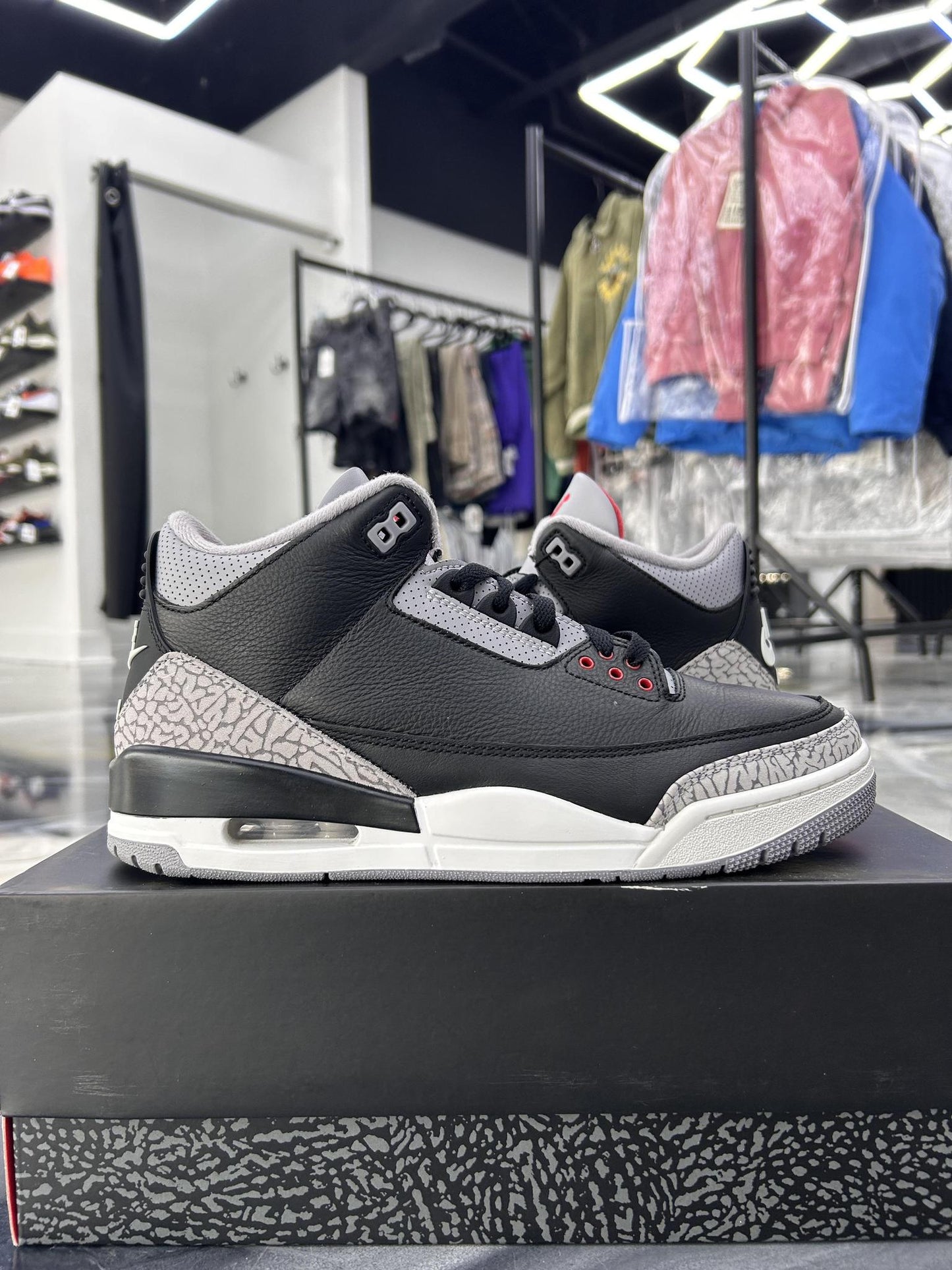 Jordan 3 "Black Cement" Used Size 10
