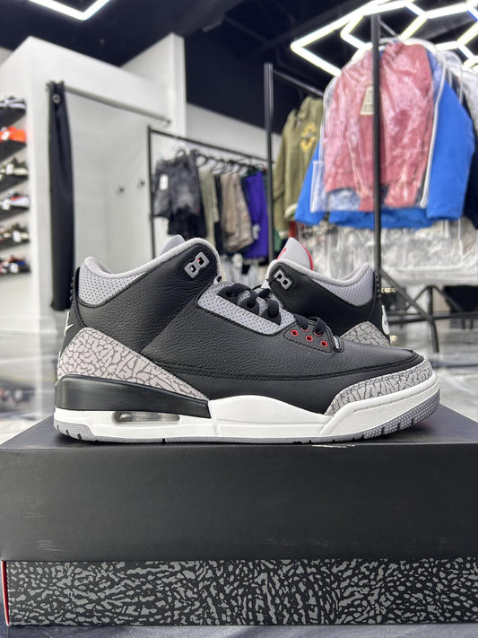 Jordan 3 "Black Cement" Used Size 10