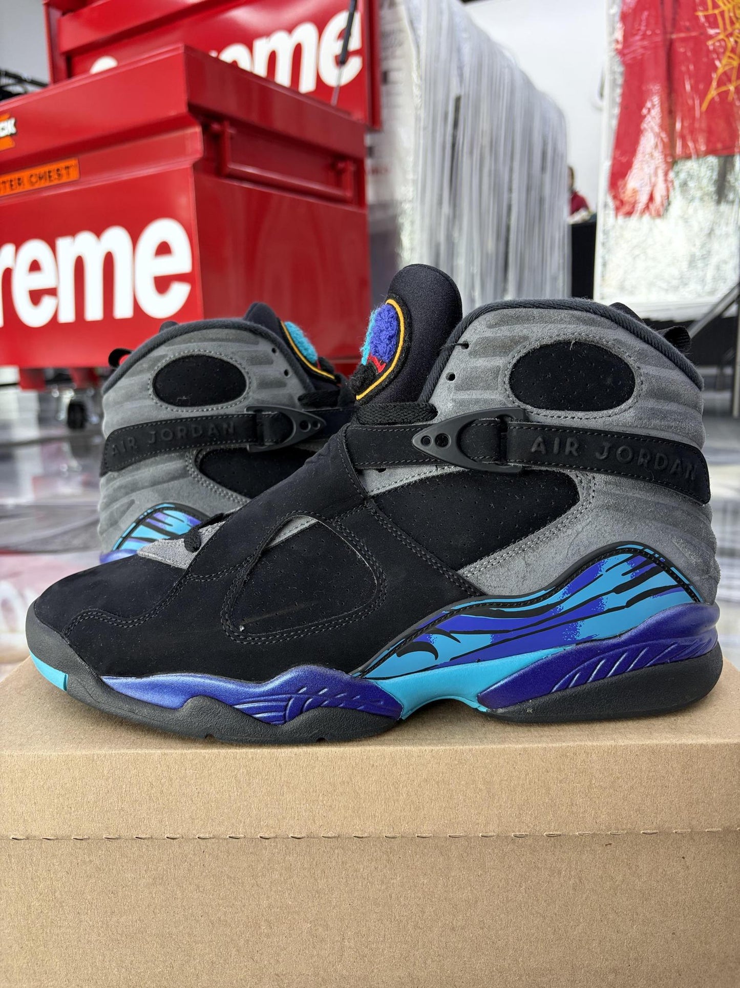 Jordan 8 "Aqua" Used Size 12