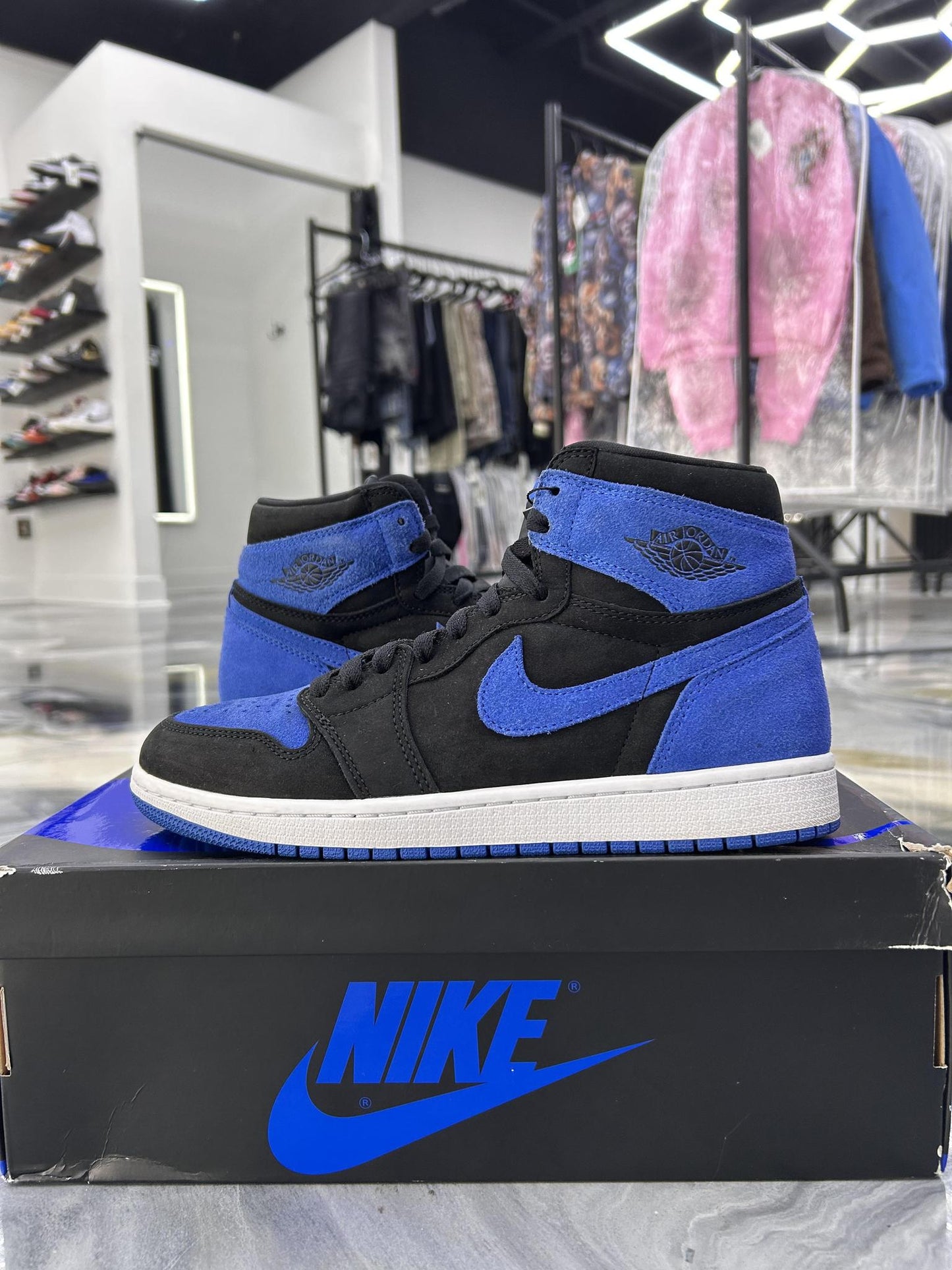 Jordan 1 High "Royal Reimagined" Used Size 8.5