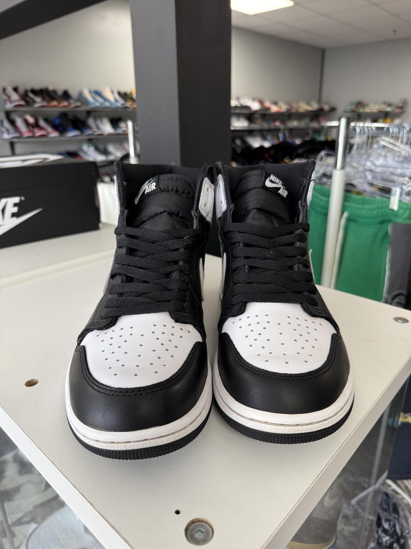 Jordan 1 "Black White" Used Size 10