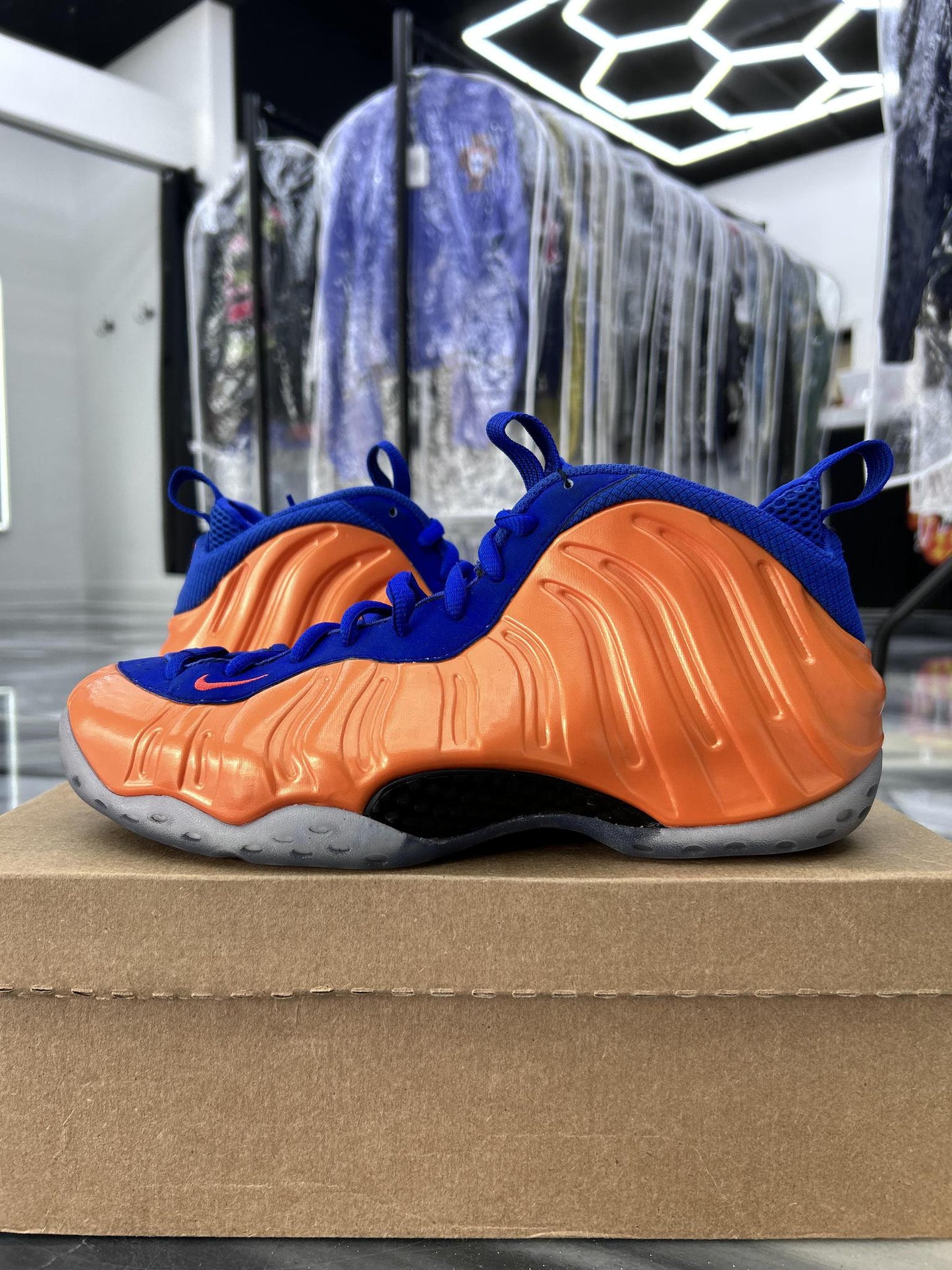 Nike Foamposite "Knicks" Used Size 10