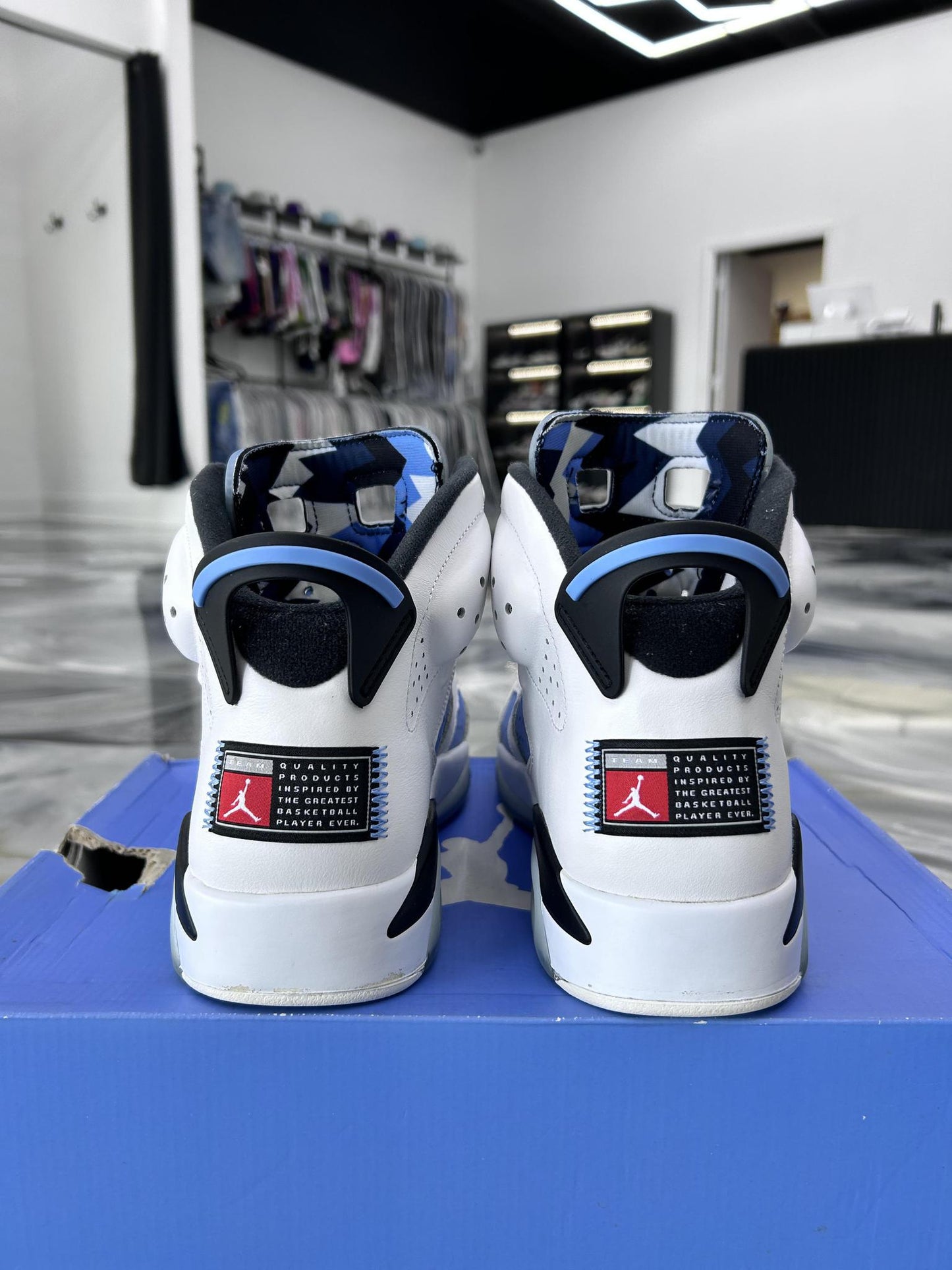 Jordan 6 "UNC" Used Size 12