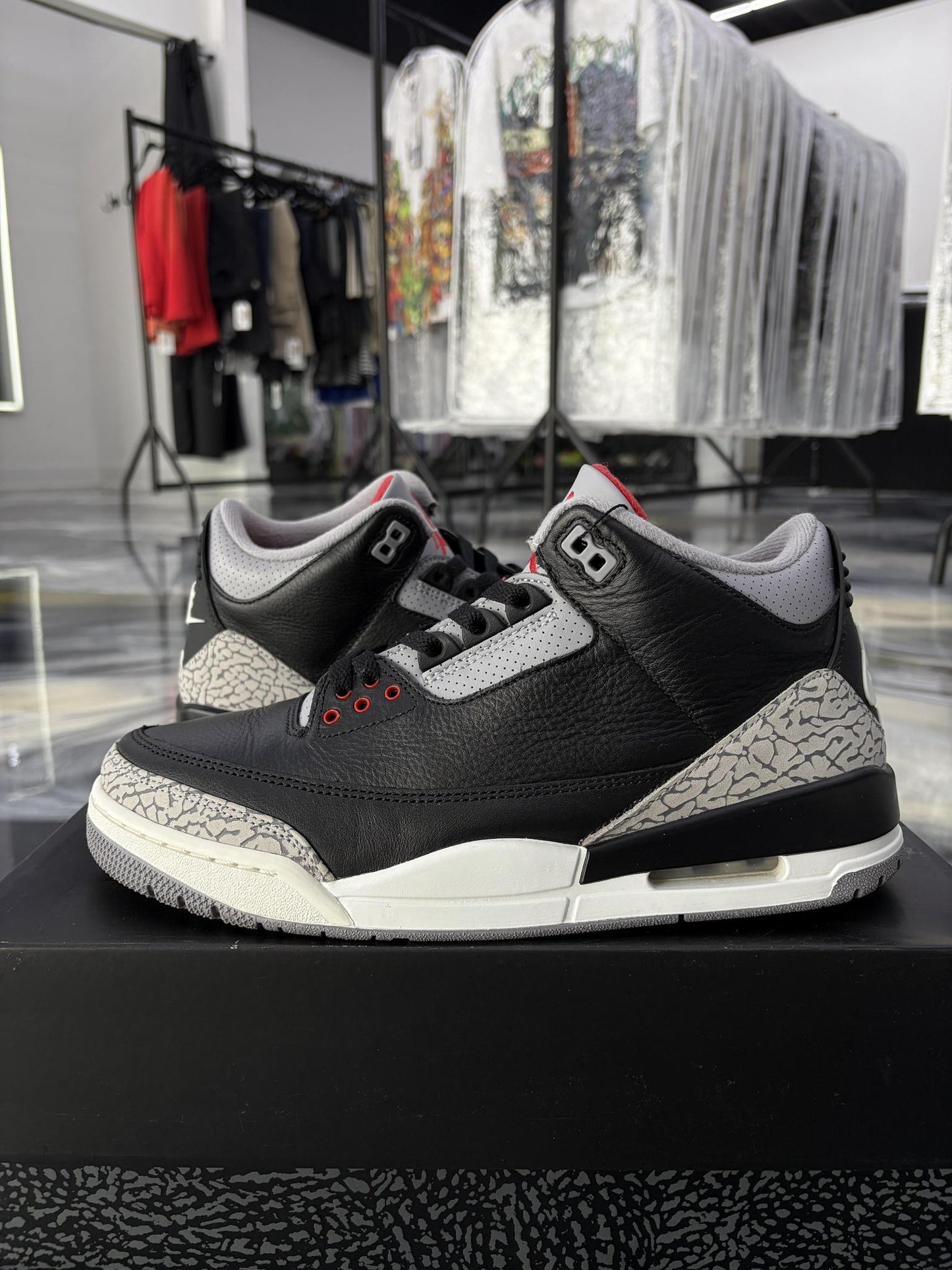 Jordan 3 "Black Cement" Used Size 10
