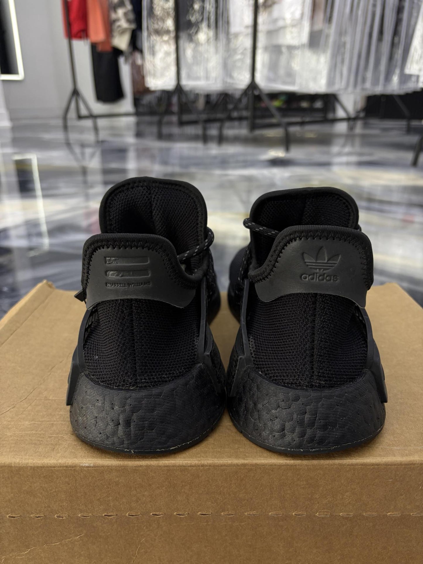 Adidas Human Race "Black" Used Size 6Y/7.5W