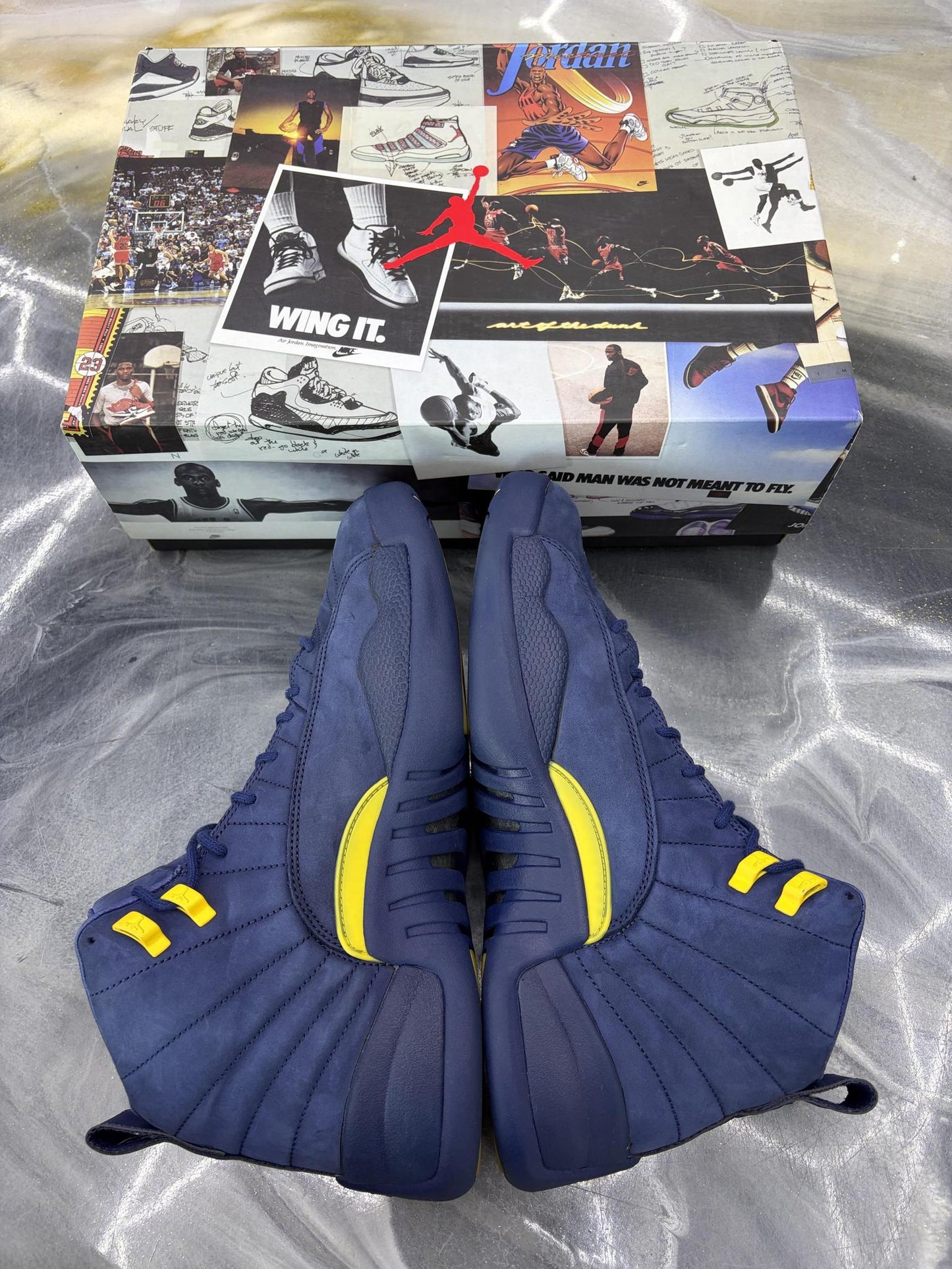 Jordan 12 "Michigan" Used Size 12