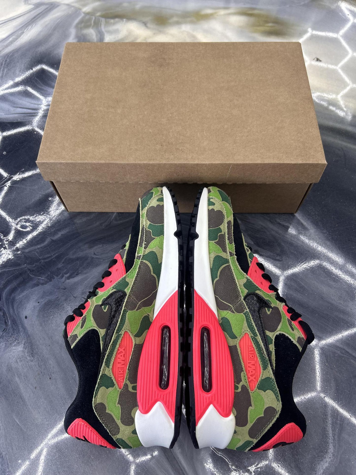 Nike Air Max 90 X Atmos "Duck Camo" Promo Sample Used Size 11