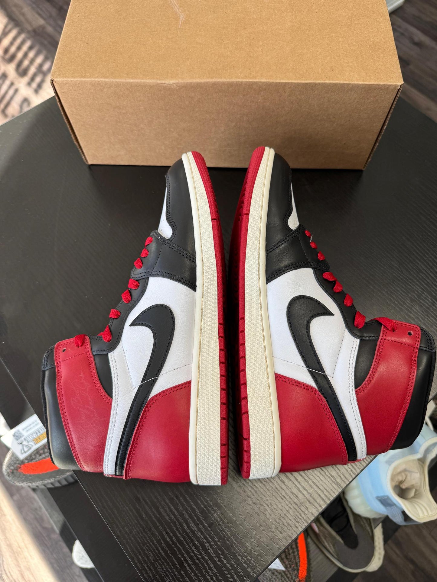 Jordan 1 "Black Toe Reimagined" Used Size 11