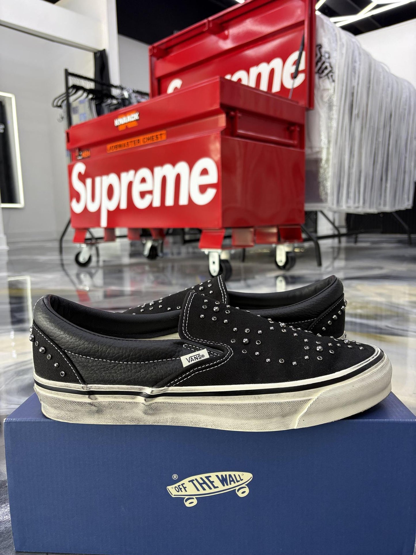 Vans LX Classic 98 Pearlized "Blackout" Used Size 11.5