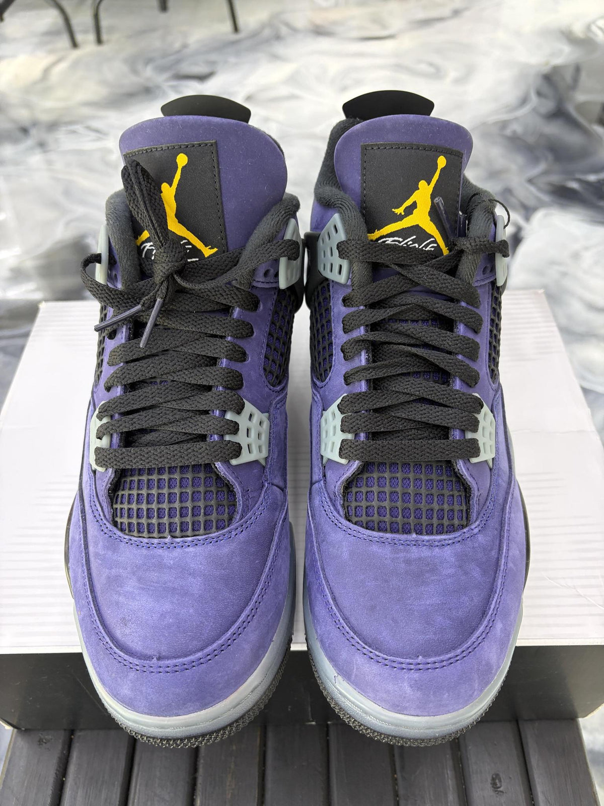 Jordan 4 "Lakers" Used Size 8.5