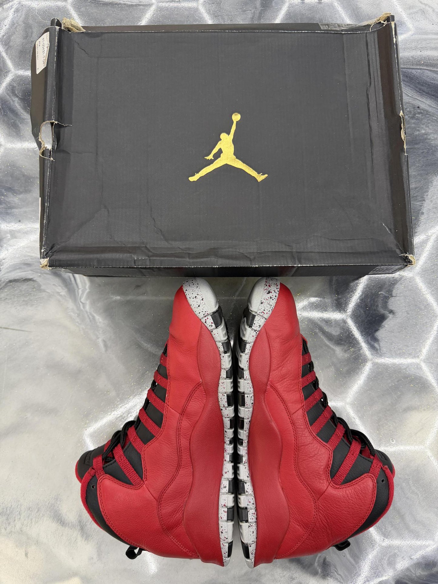 Jordan 10 Bulls Over Broadway Used Size 9.5