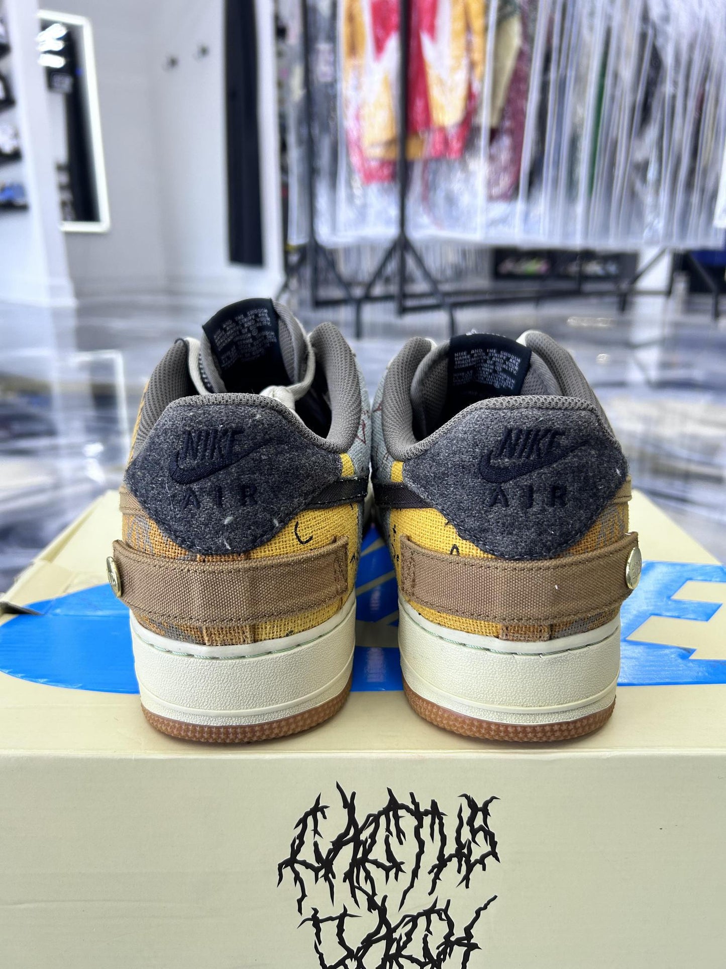 Nike Air Force 1 x Travis Scott Used Size 15