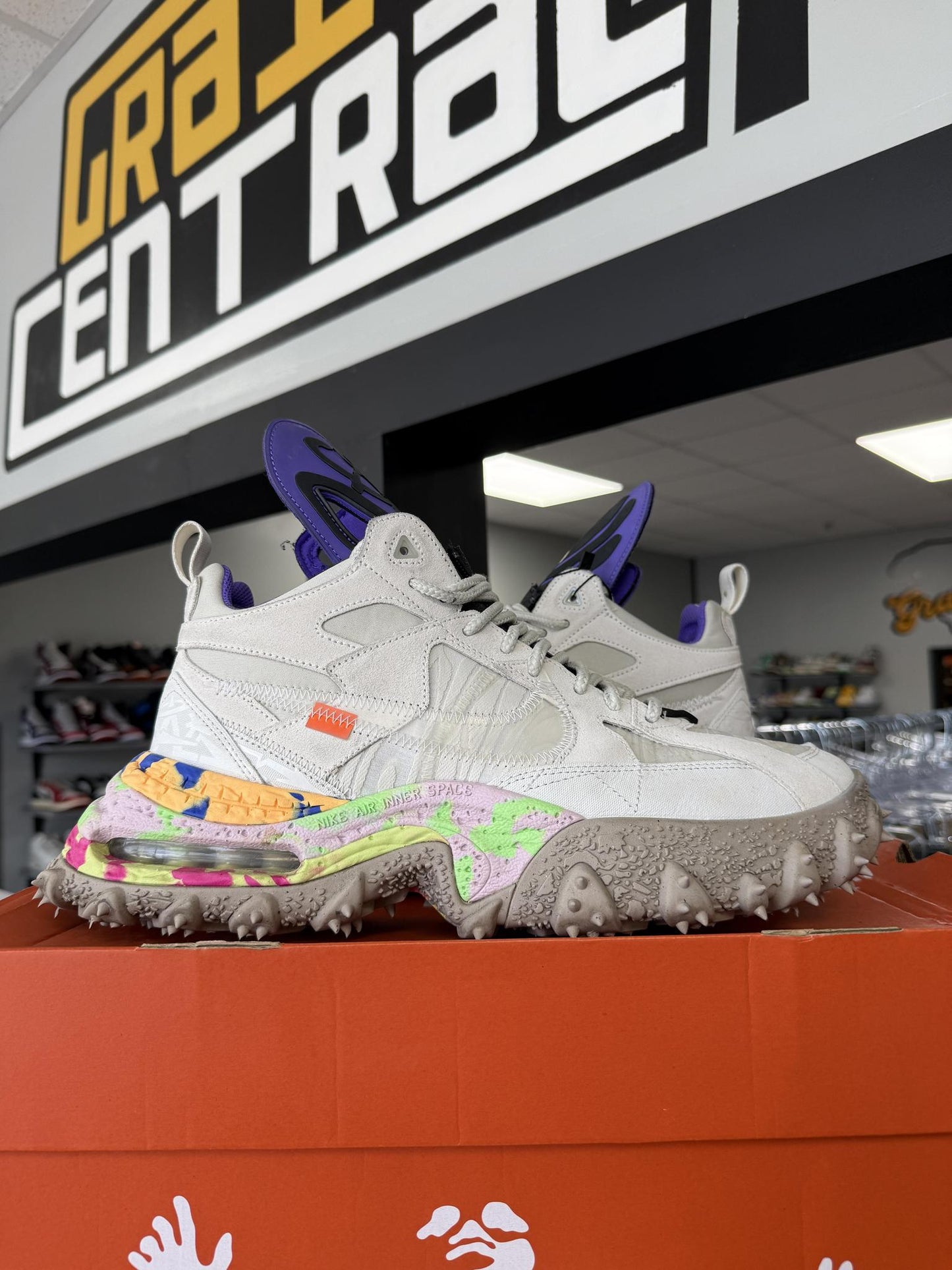 Nike Air Terra Forma Boot x Off White "White" Used Size 13