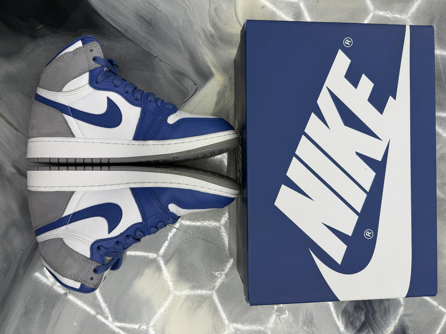 Jordan 1 "True Blue" Size 7Y/8.5W