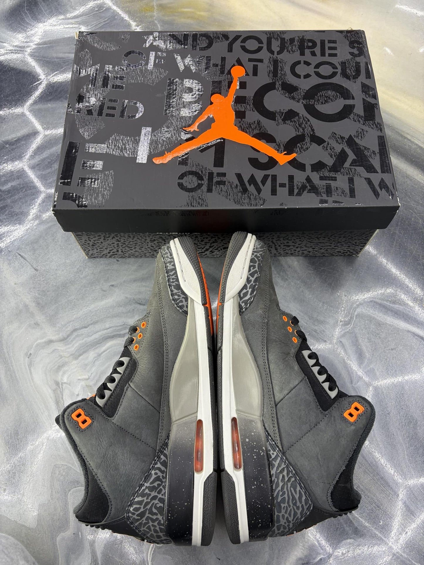 Jordan 3 "Fear" Used Size 10.5