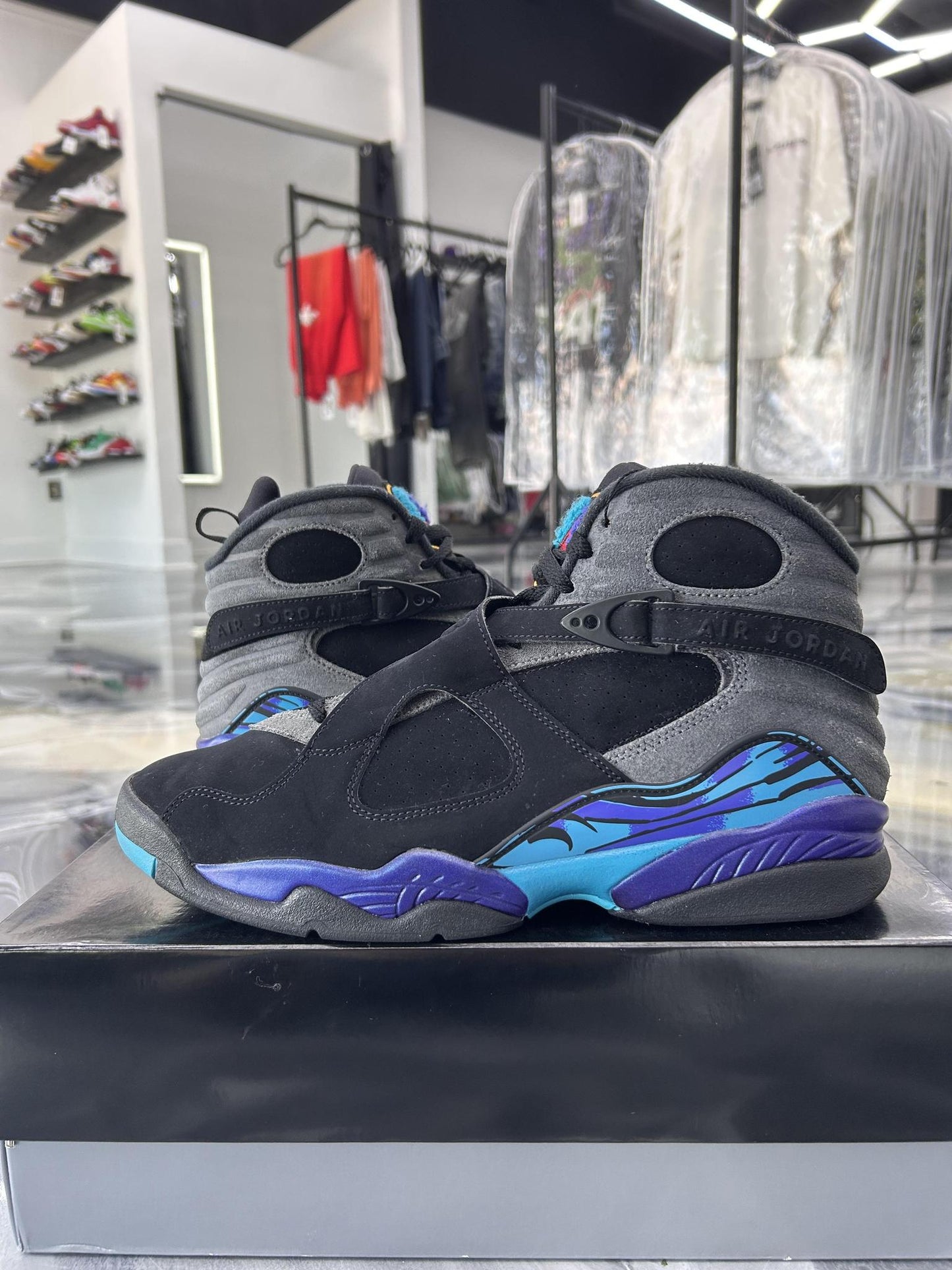 Jordan 8 "Aqua" Used Size 10.5