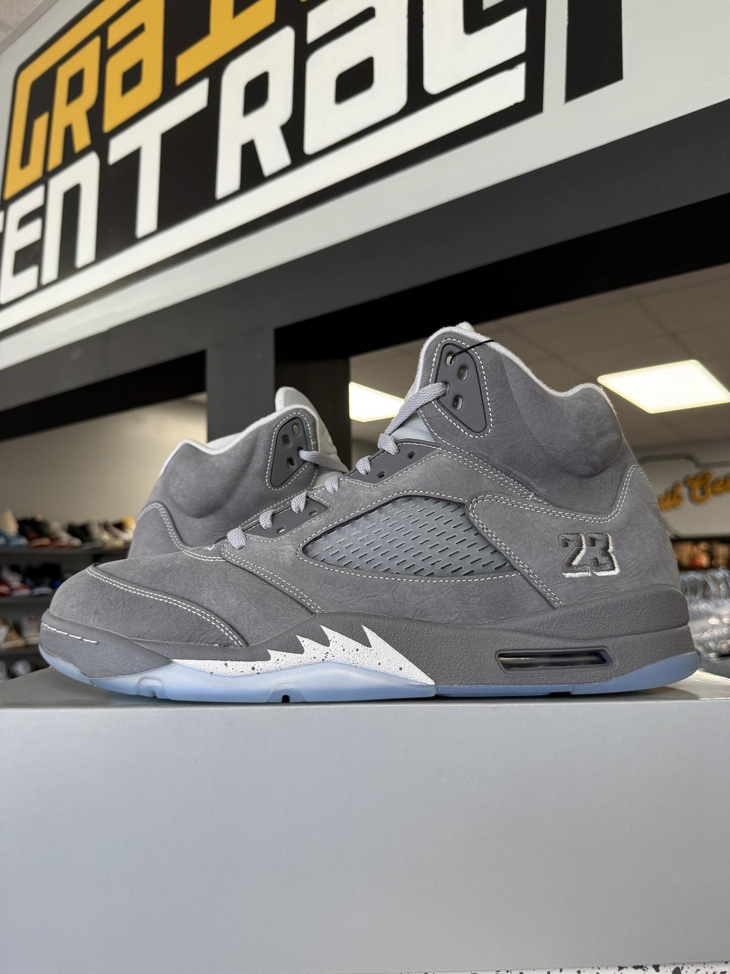 Jordan 5 "Wolf Grey" Used Size 15