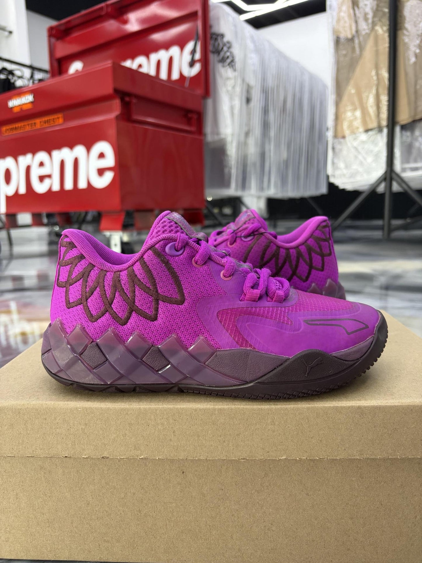 Puma Lamelo Ball "Disco" Used Size 4Y/5.5W