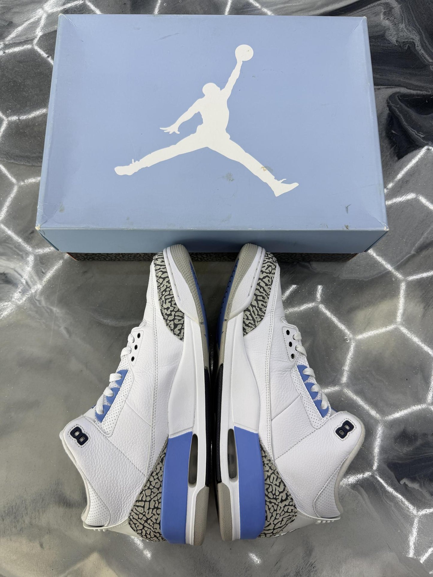 Jordan 3 UNC Used Size 13