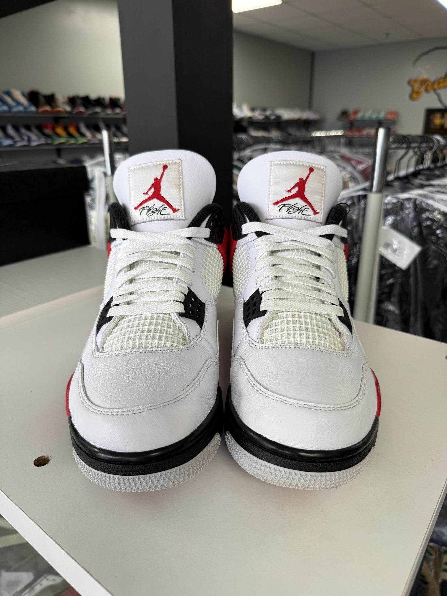Jordan 4 "Red Cement" Used Size 11.5