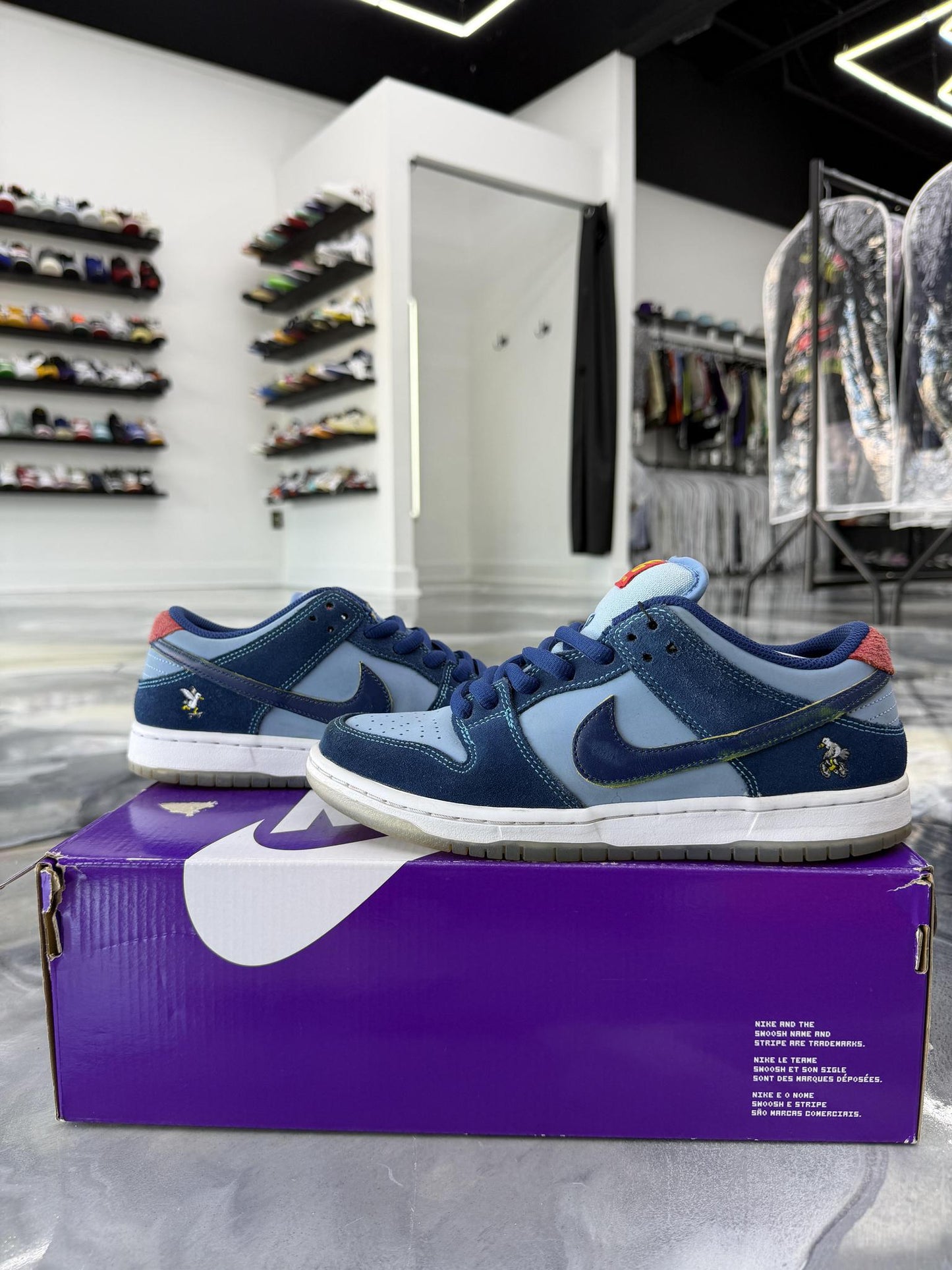 Nike SB Dunk Low Why So Sad Used Size 7Y/8.5W