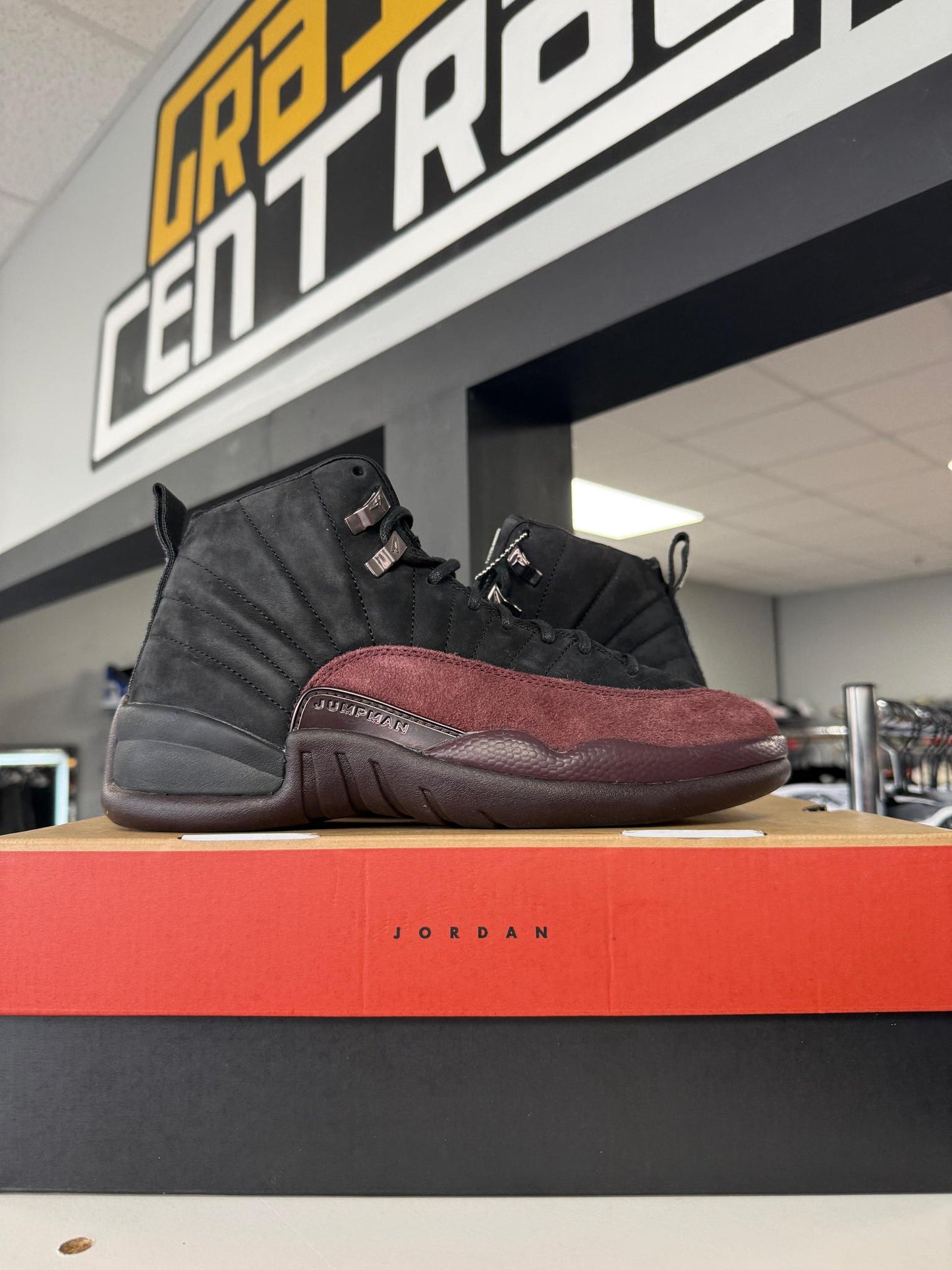 Jordan 12 x A Ma Maniere "Black" Used Size 8