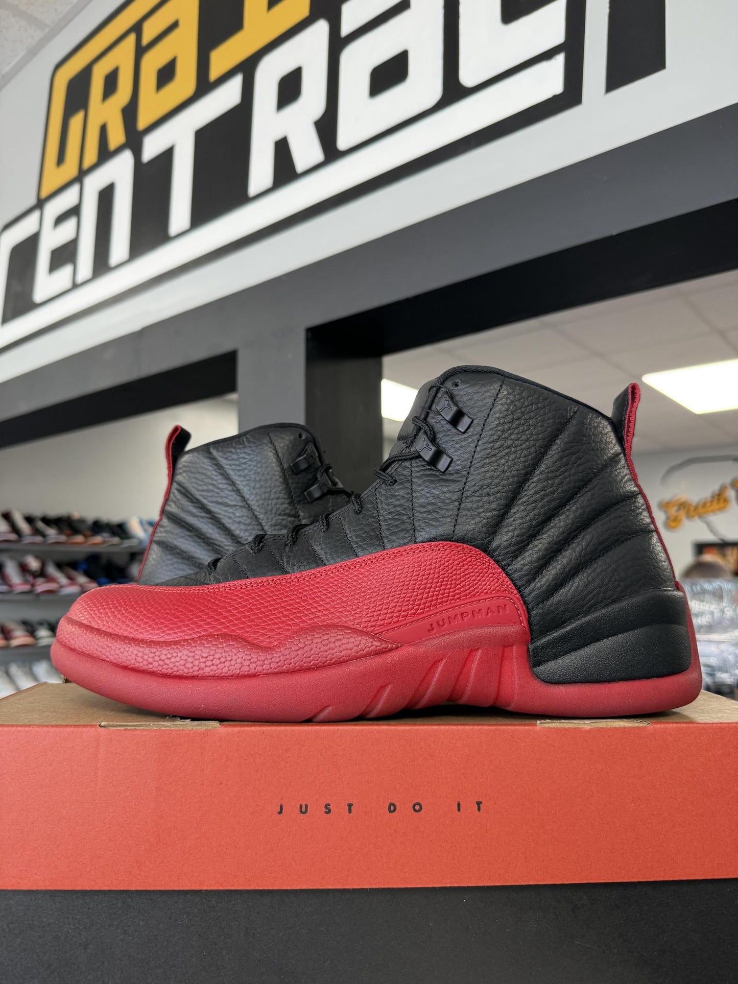Jordan 12 Flu Game Used Size 12.5