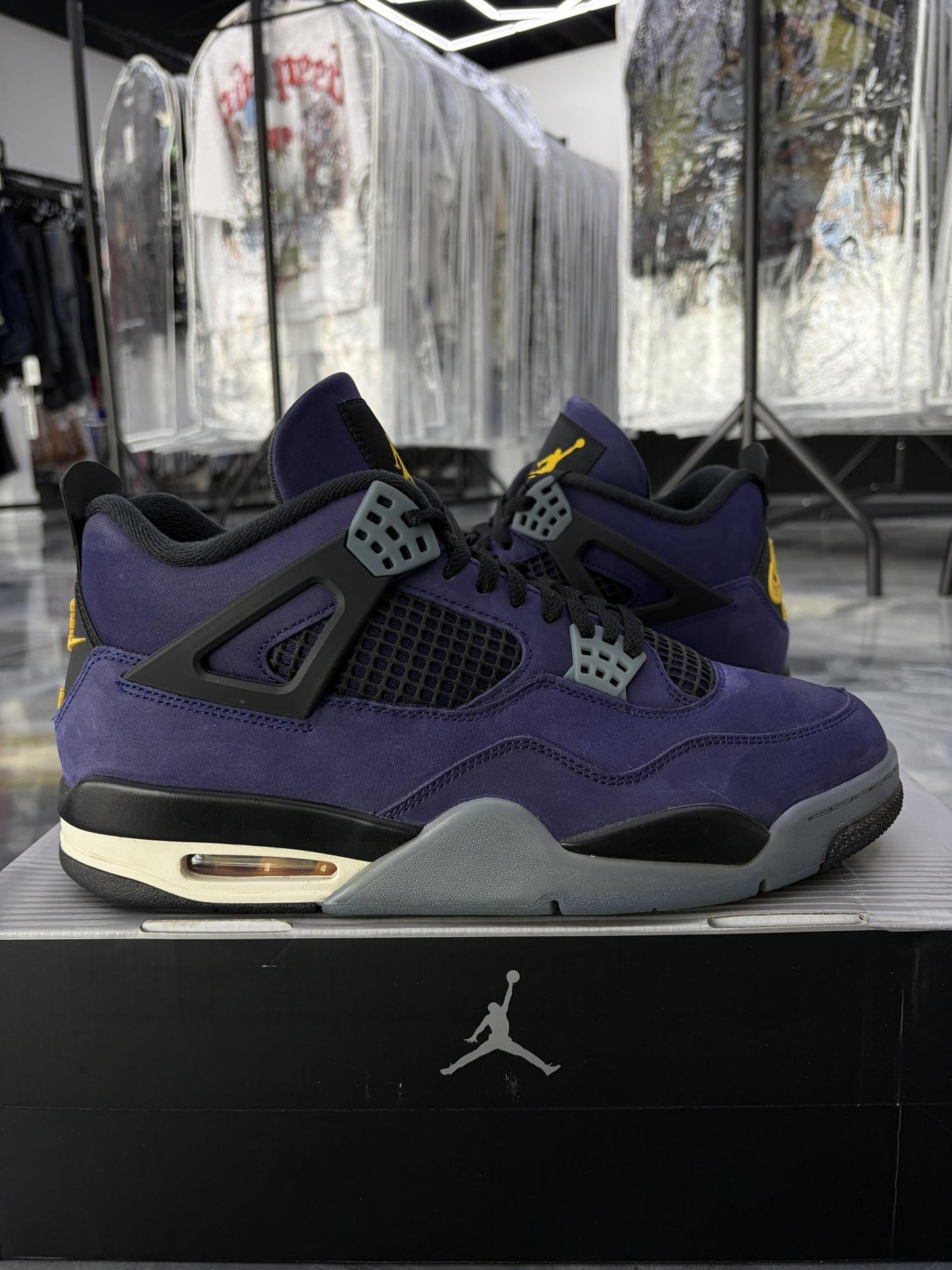 Jordan 4 "Laker" Used Size 12
