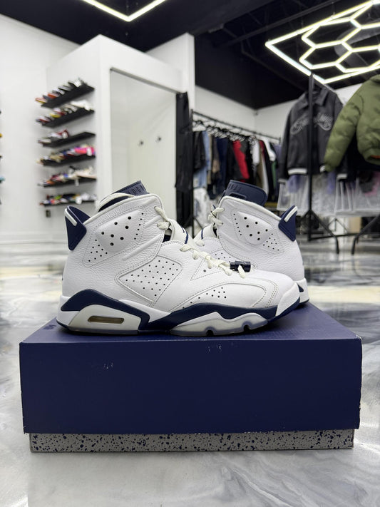 Jordan 6 "Midnight Navy" Used Size 9