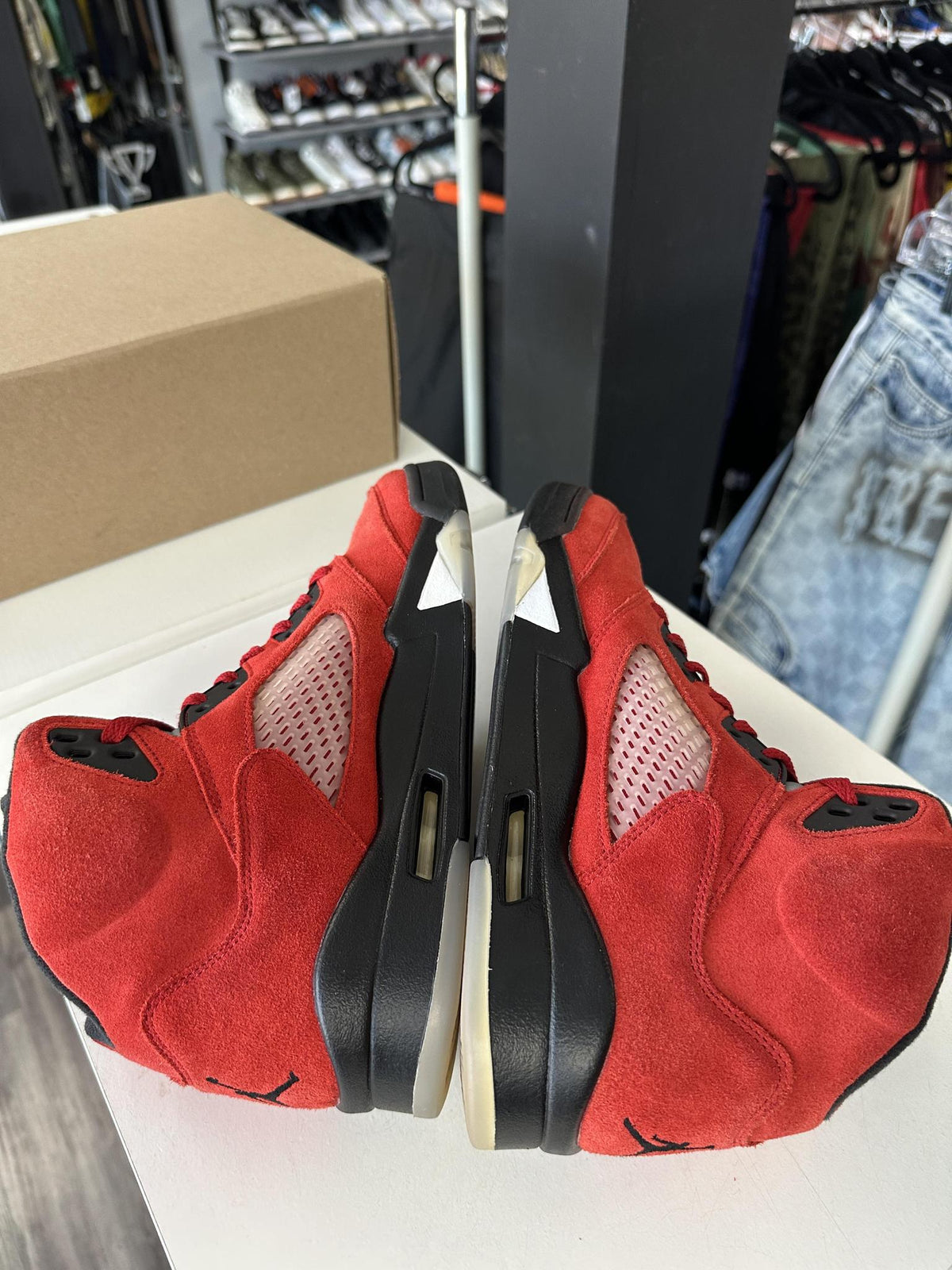 Jordan 5 Raging Bull Used