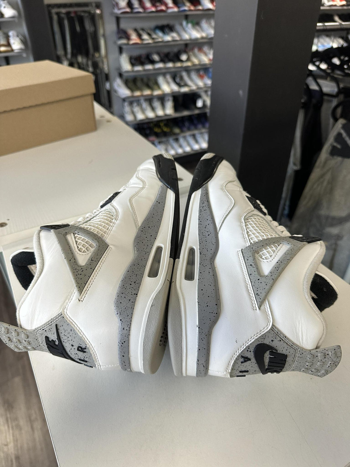Jordan 4 "White Cement" Size 10.5 Used