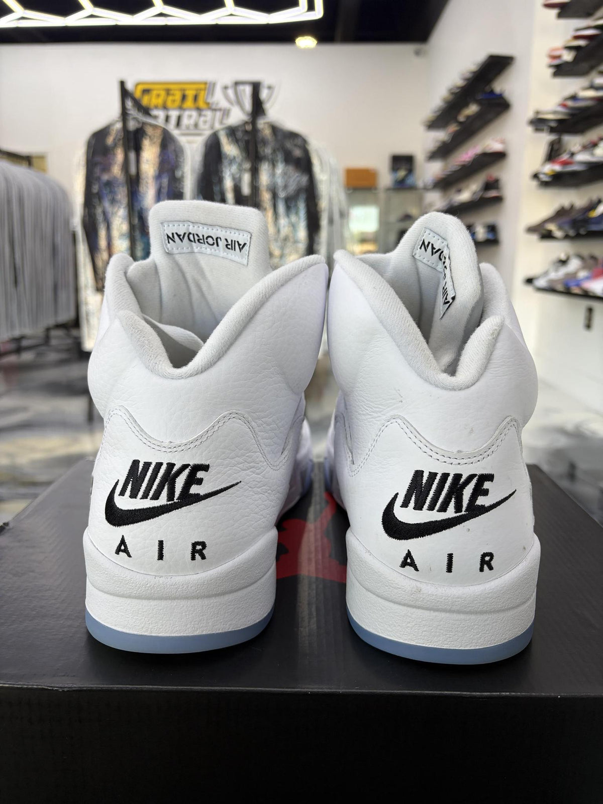 Jordan 5 "White Metallic" Used Size 13
