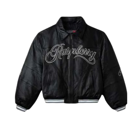 GV Gallery Raspberry Hills GG Leather Jacket "Black"