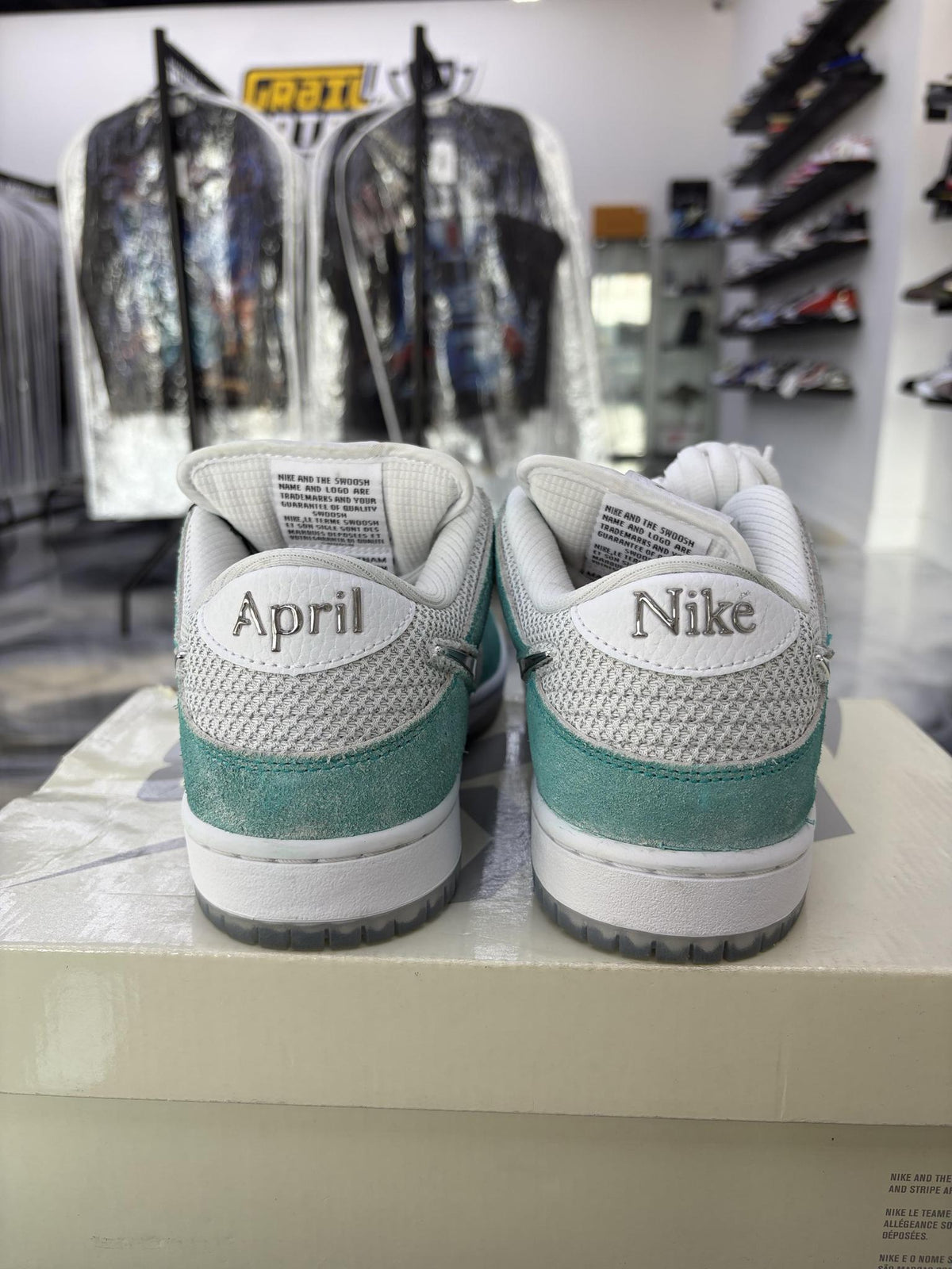 Nike SB Dunk Low x April Skateboards Used Size 7Y/8.5W