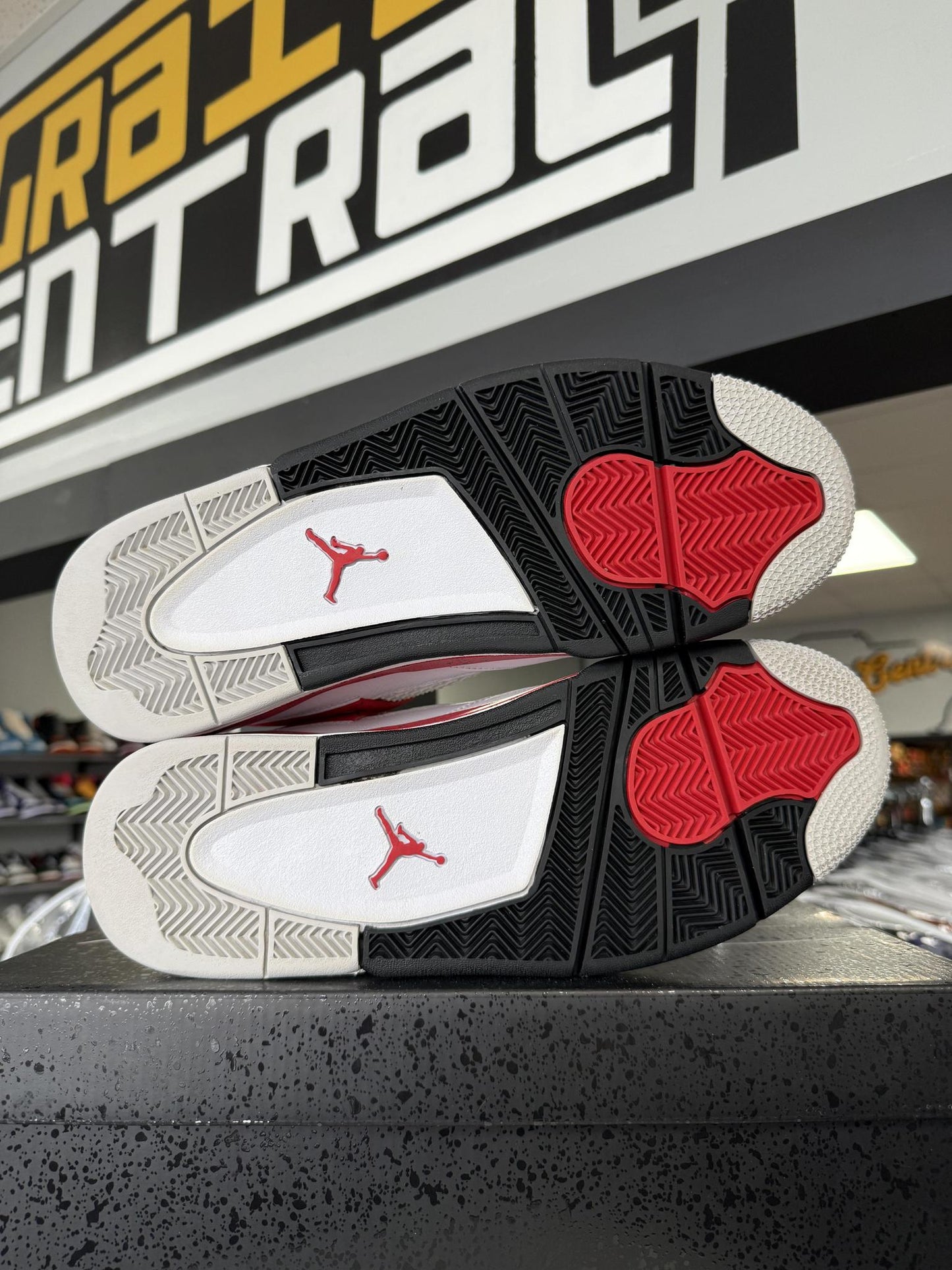 Jordan 4 "Red Cement" Used Size 11.5