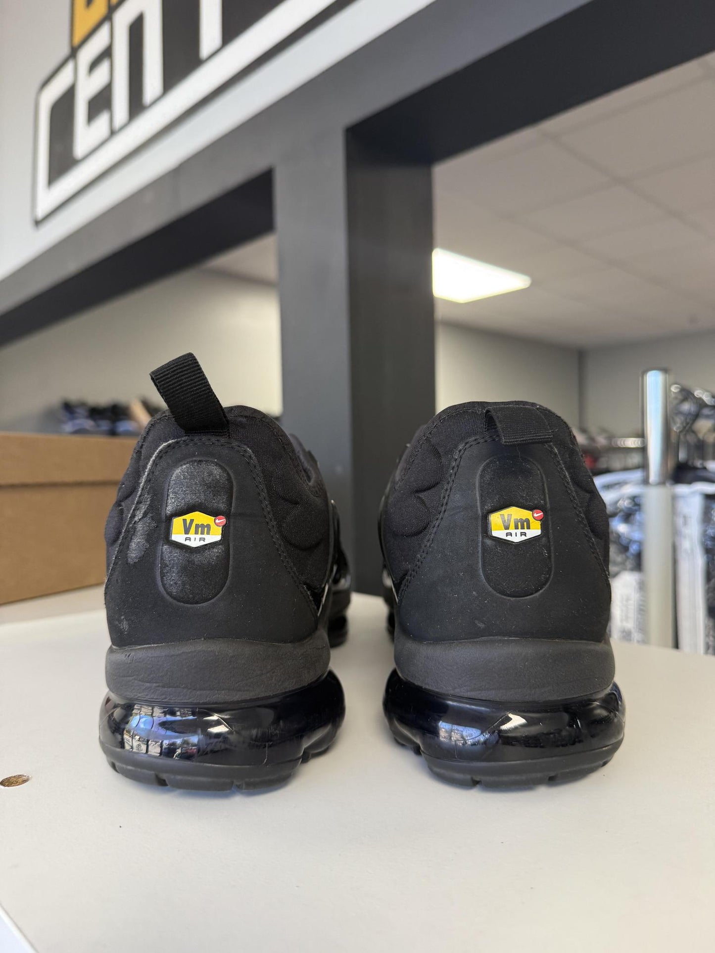 Nike VaporMax Plus "Triple Black" Used Size 12