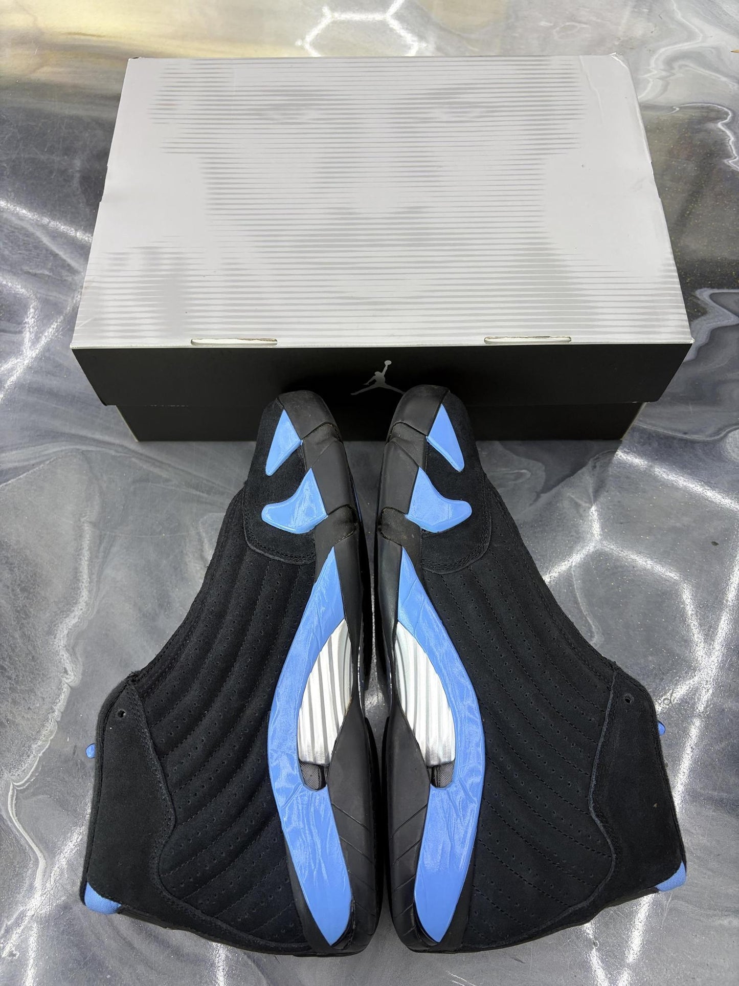 Jordan 14 "University Blue" Used Size 11.5