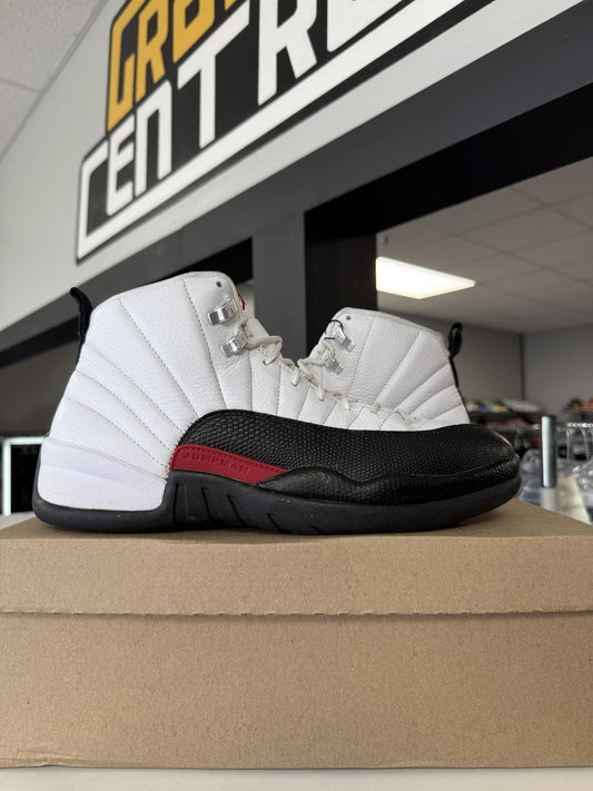 Jordan 12 Red Taxi Used Size 11