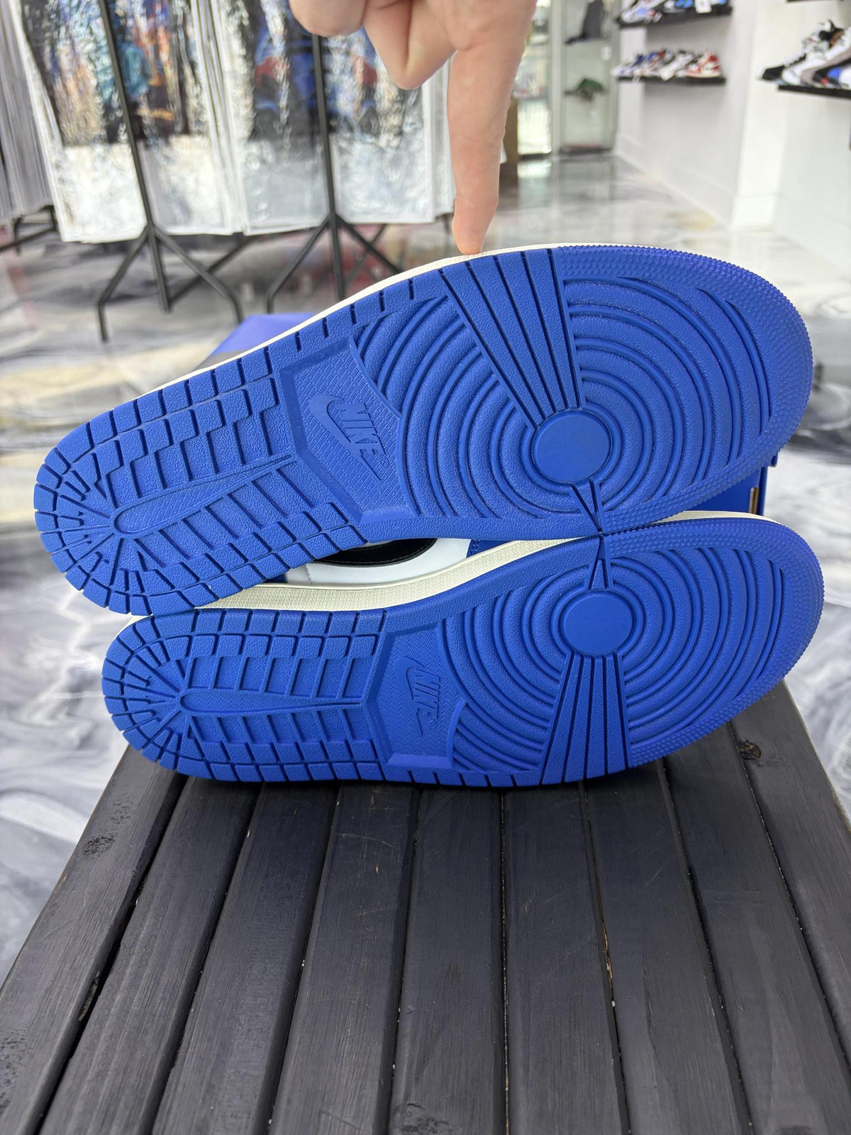 Jordan 1 Low "Game Royal" Used Size 12