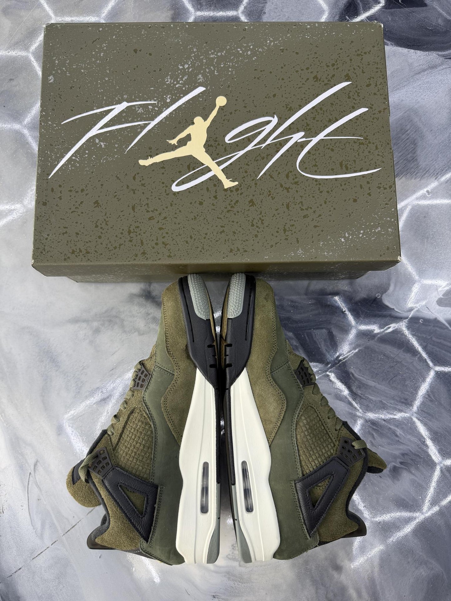 Jordan 4 Craft "Olive" Used Size 12