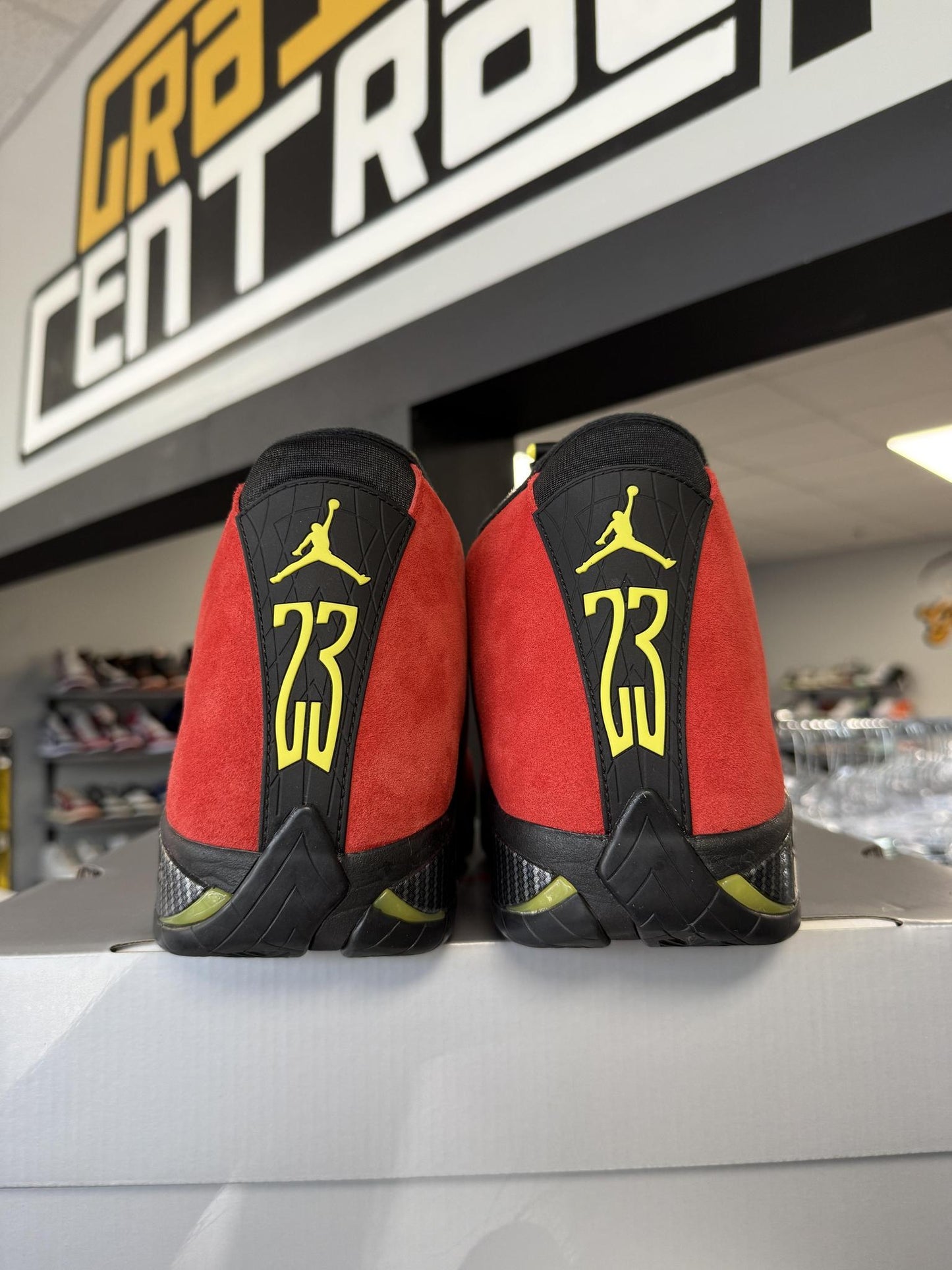 Jordan 14 "Ferrari" Used Size 14