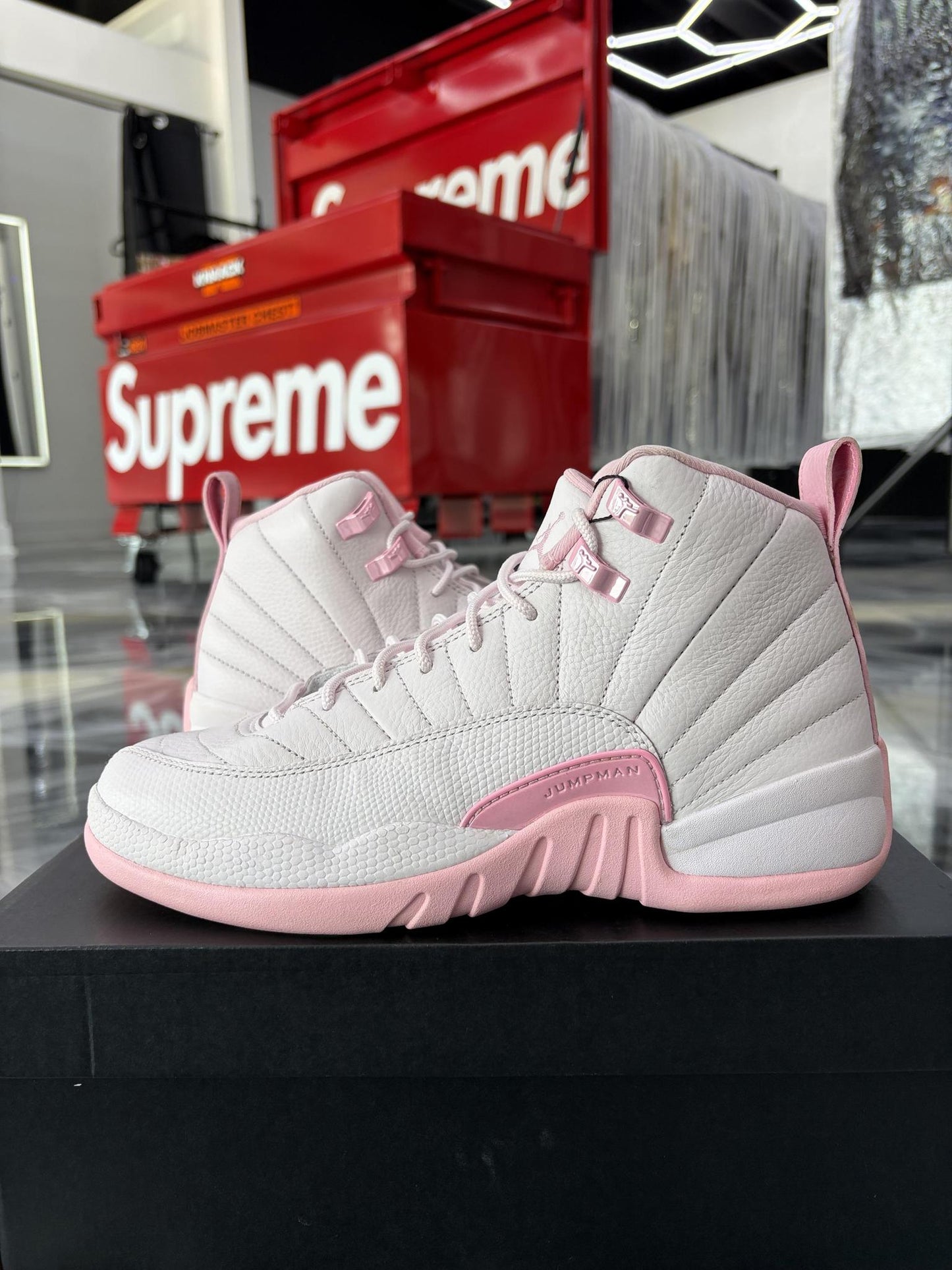 Jordan 12 "Pearl Pink" Used Size 6.5Y/8W
