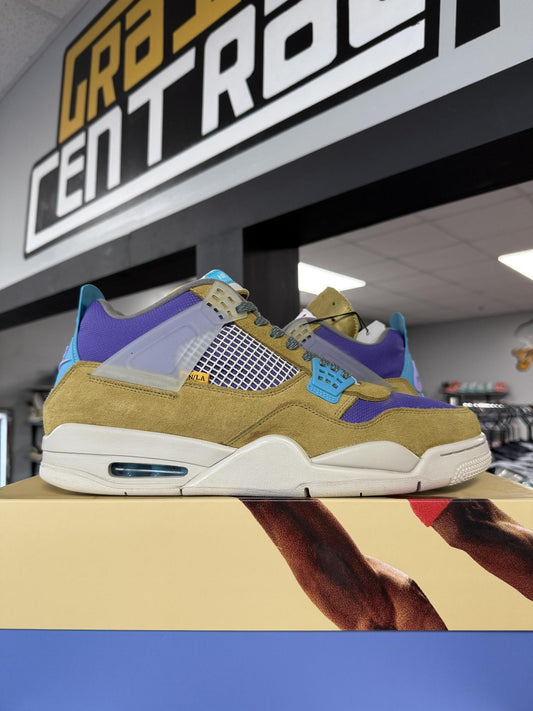 Jordan 4 x Union "Desert Moss" Used Size 14