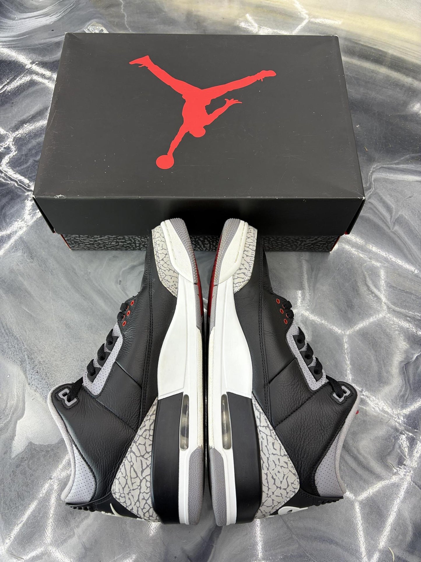 Jordan 3 "Black Cement" Used Size 12