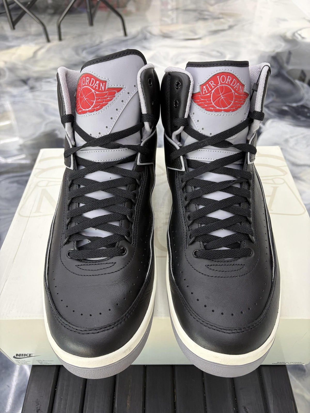 Jordan 2 "Black Cement" Used Size 15