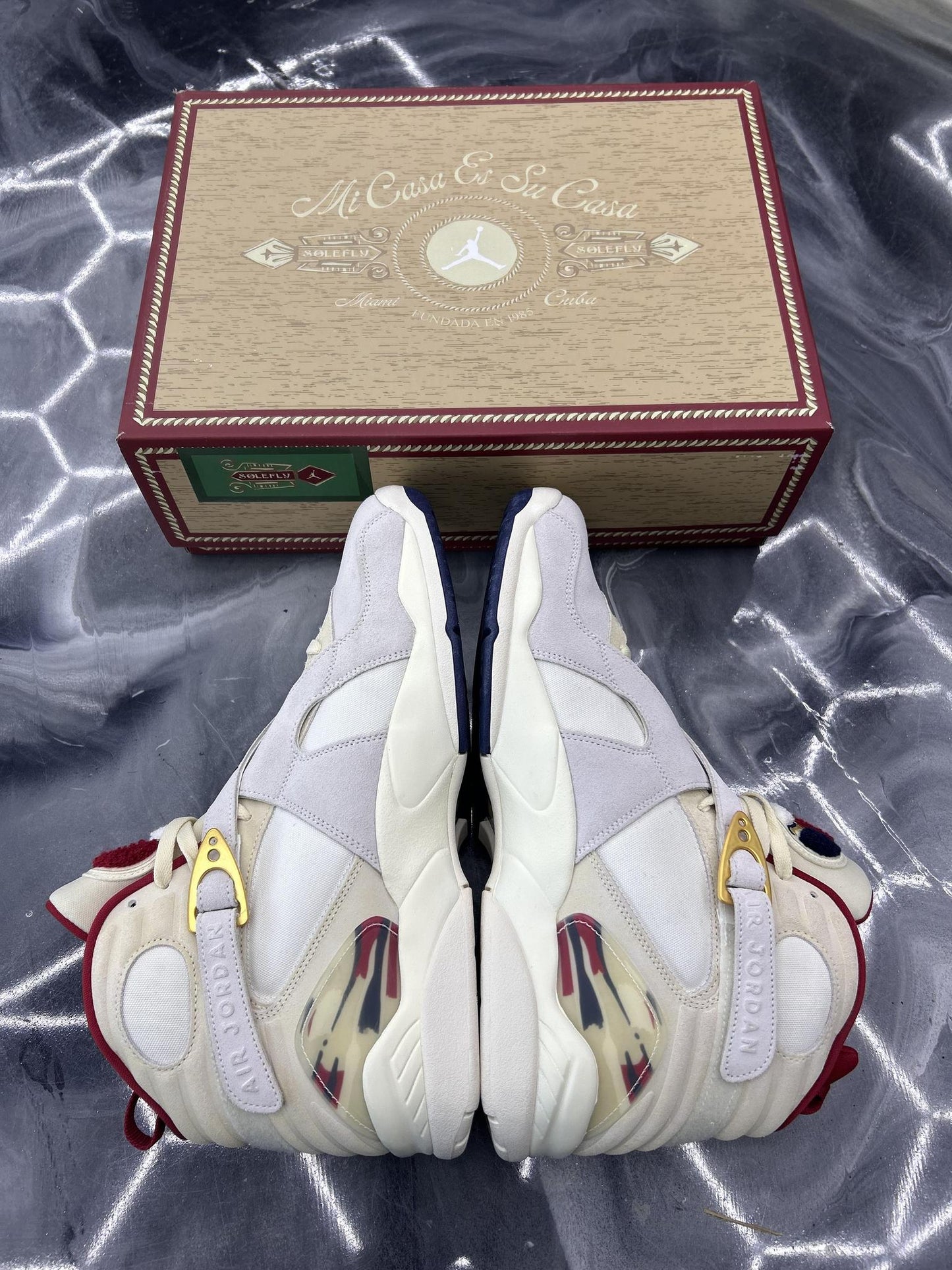 Jordan 8 "Solefly" Used Size 13