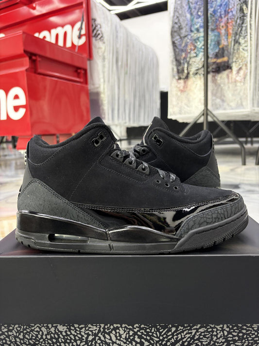 Jordan 3 "Black Cat" Used Size 10