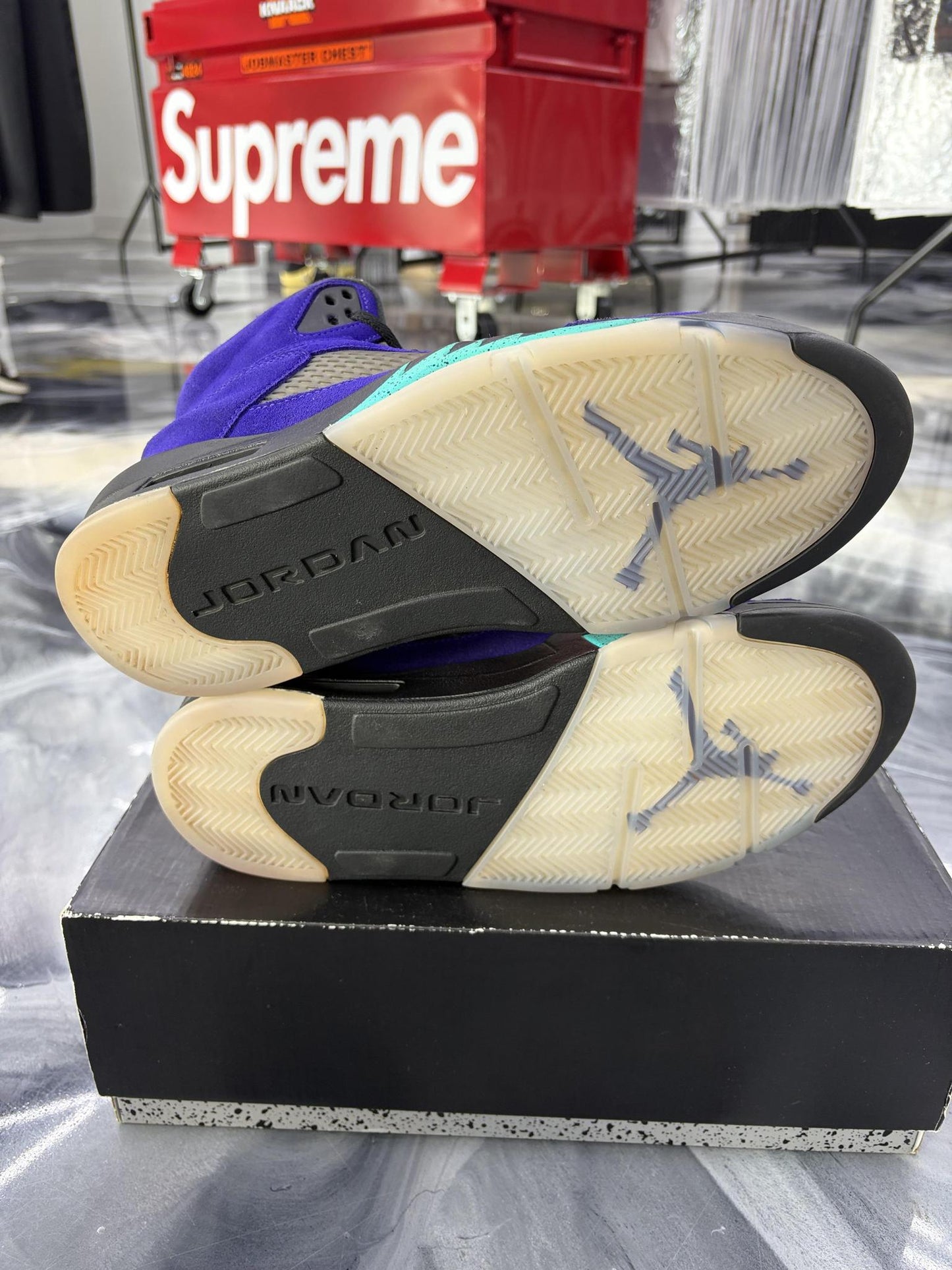 Jordan 5 "Alternate Grape" Used Size 11.5